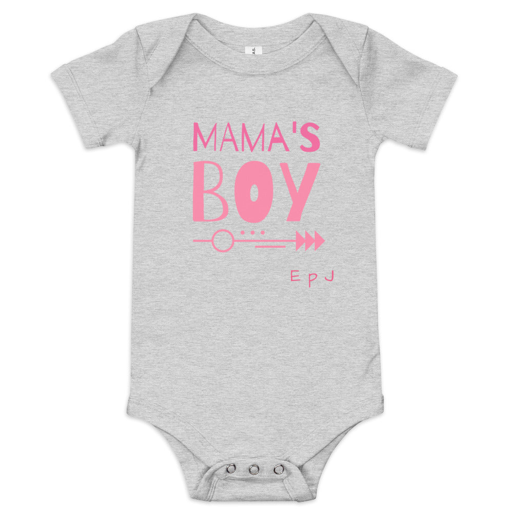 Body de bebé manga corta mamá boy