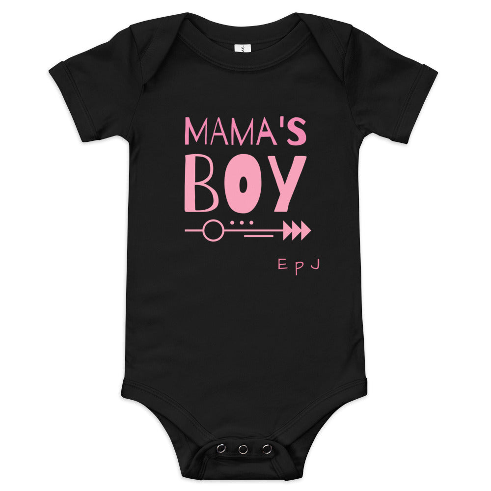 Body de bebé manga corta mamá boy