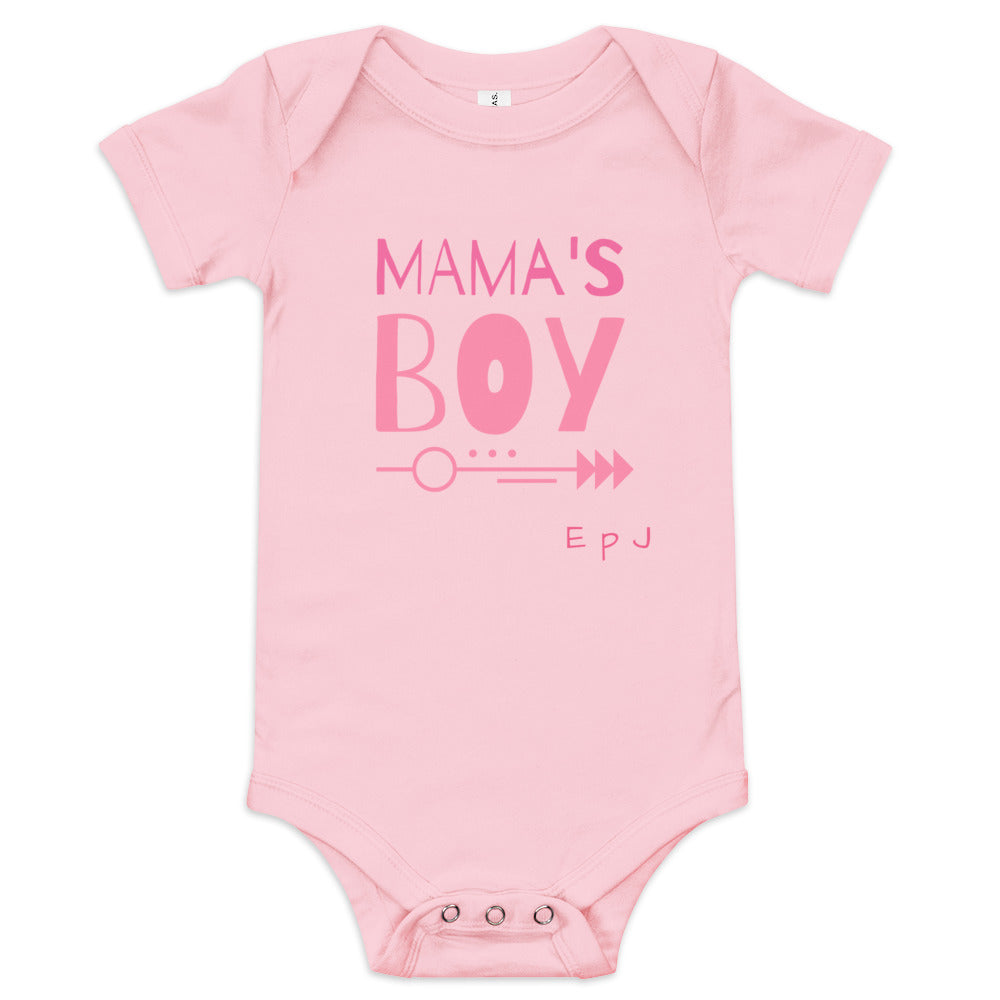 Body de bebé manga corta mamá boy