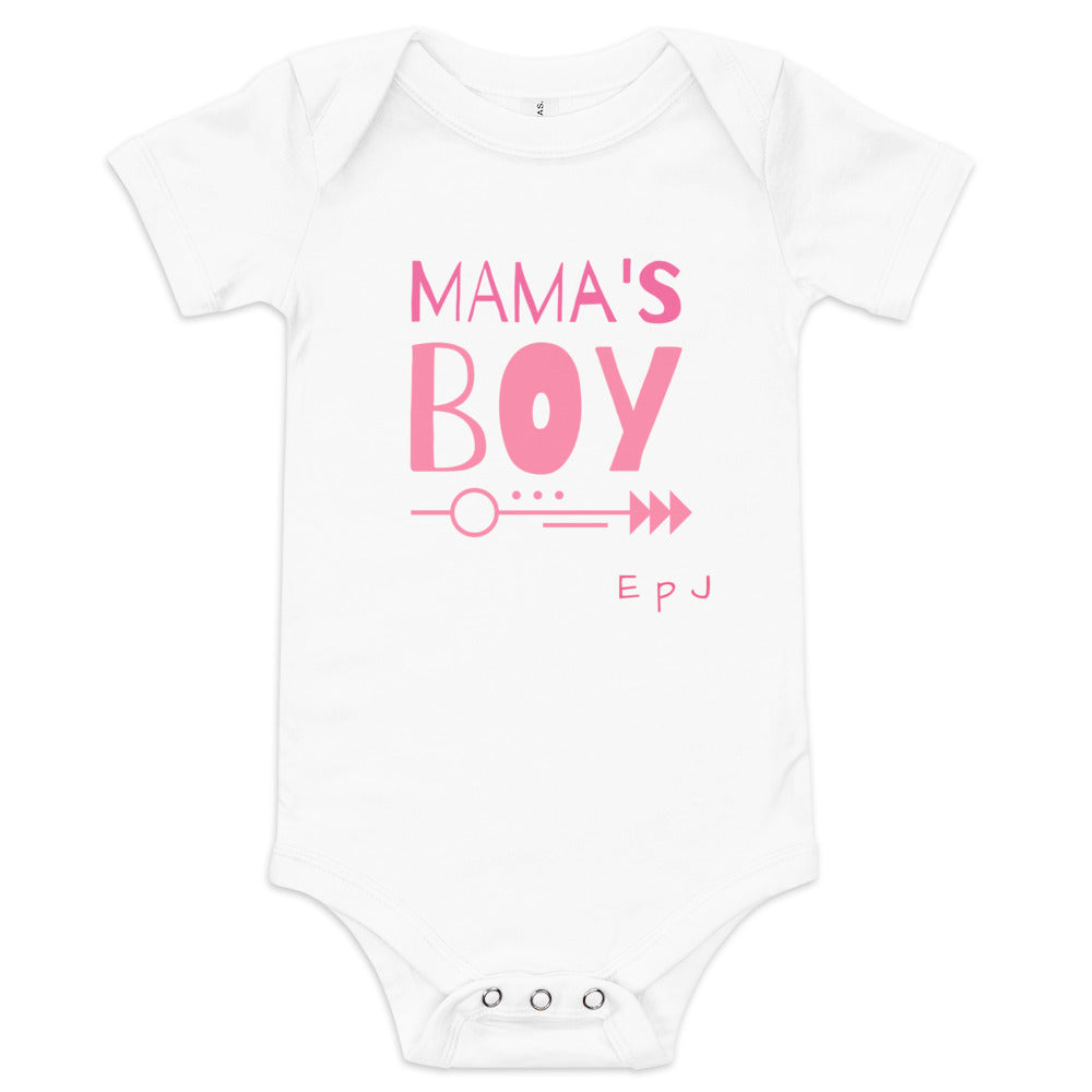 Body de bebé manga corta mamá boy