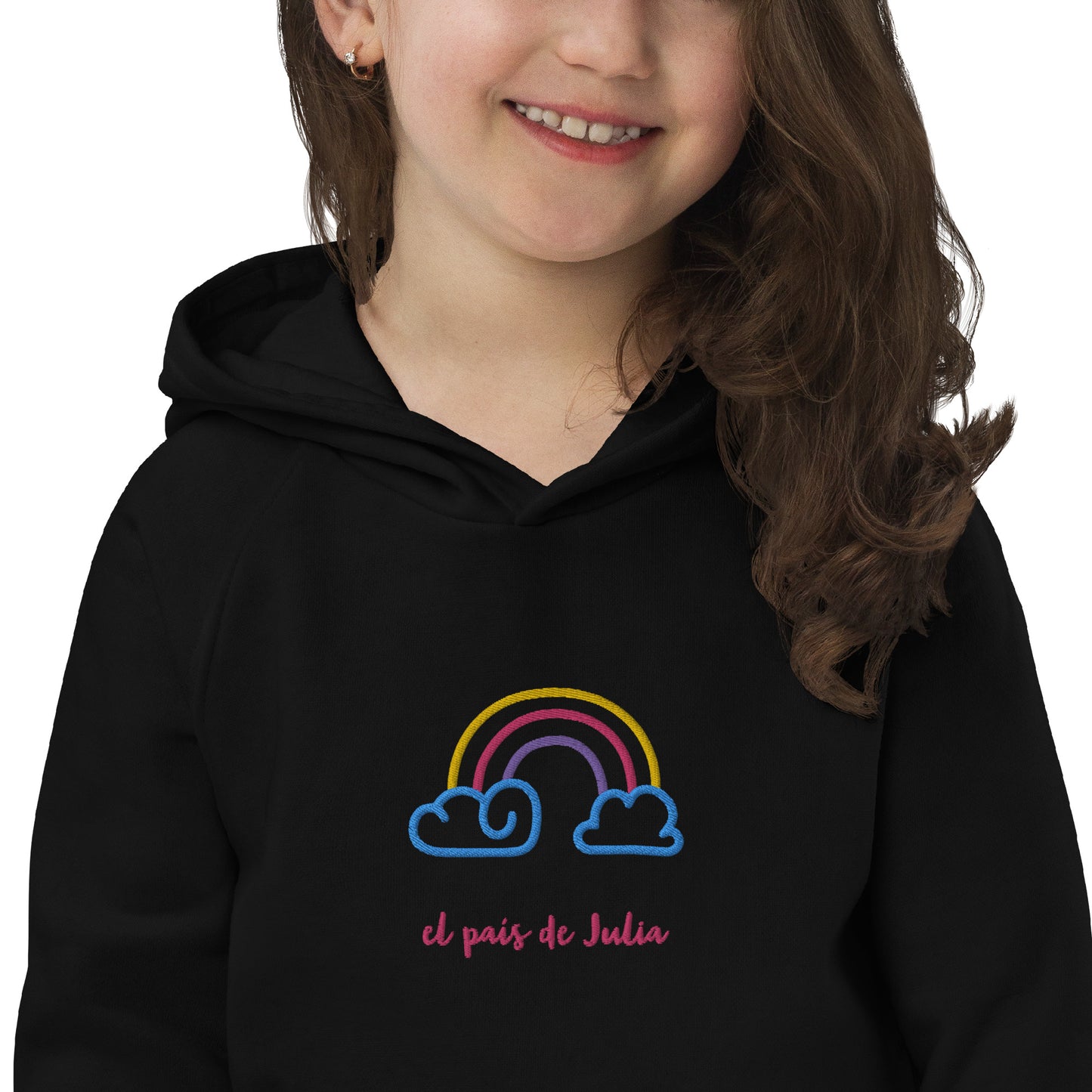 Sudadera con capucha eco unisex arcoiris