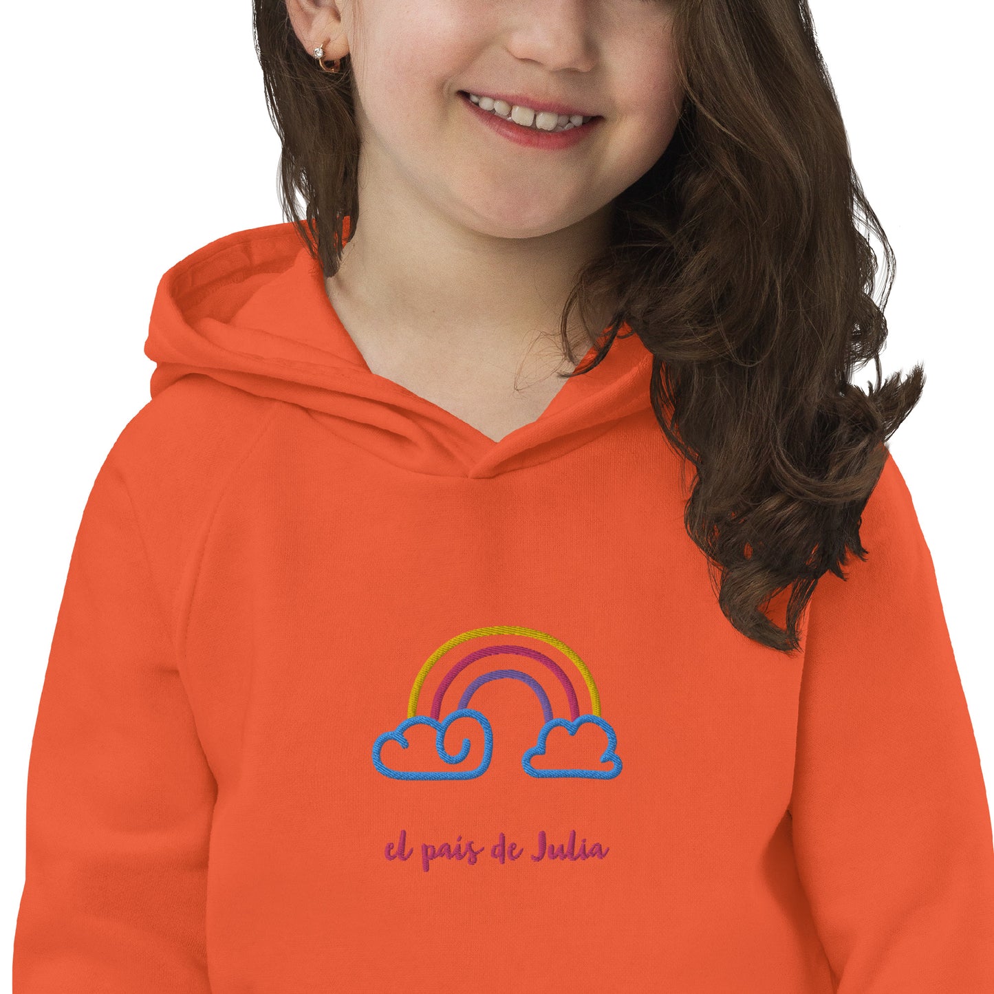 Sudadera con capucha eco unisex arcoiris