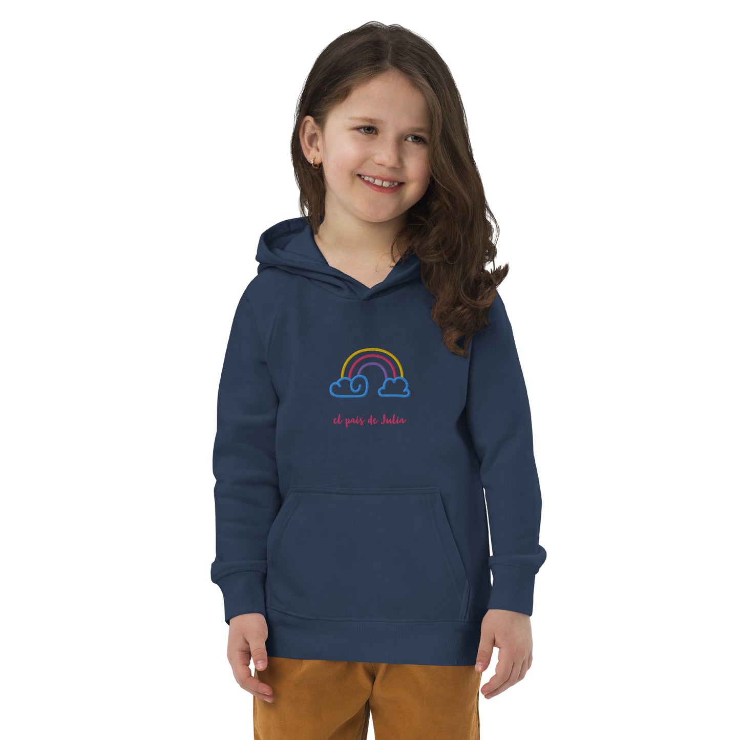 Sudadera con capucha eco unisex arcoiris