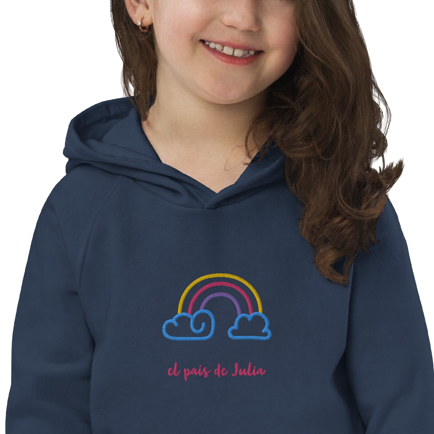 Sudadera con capucha eco unisex arcoiris