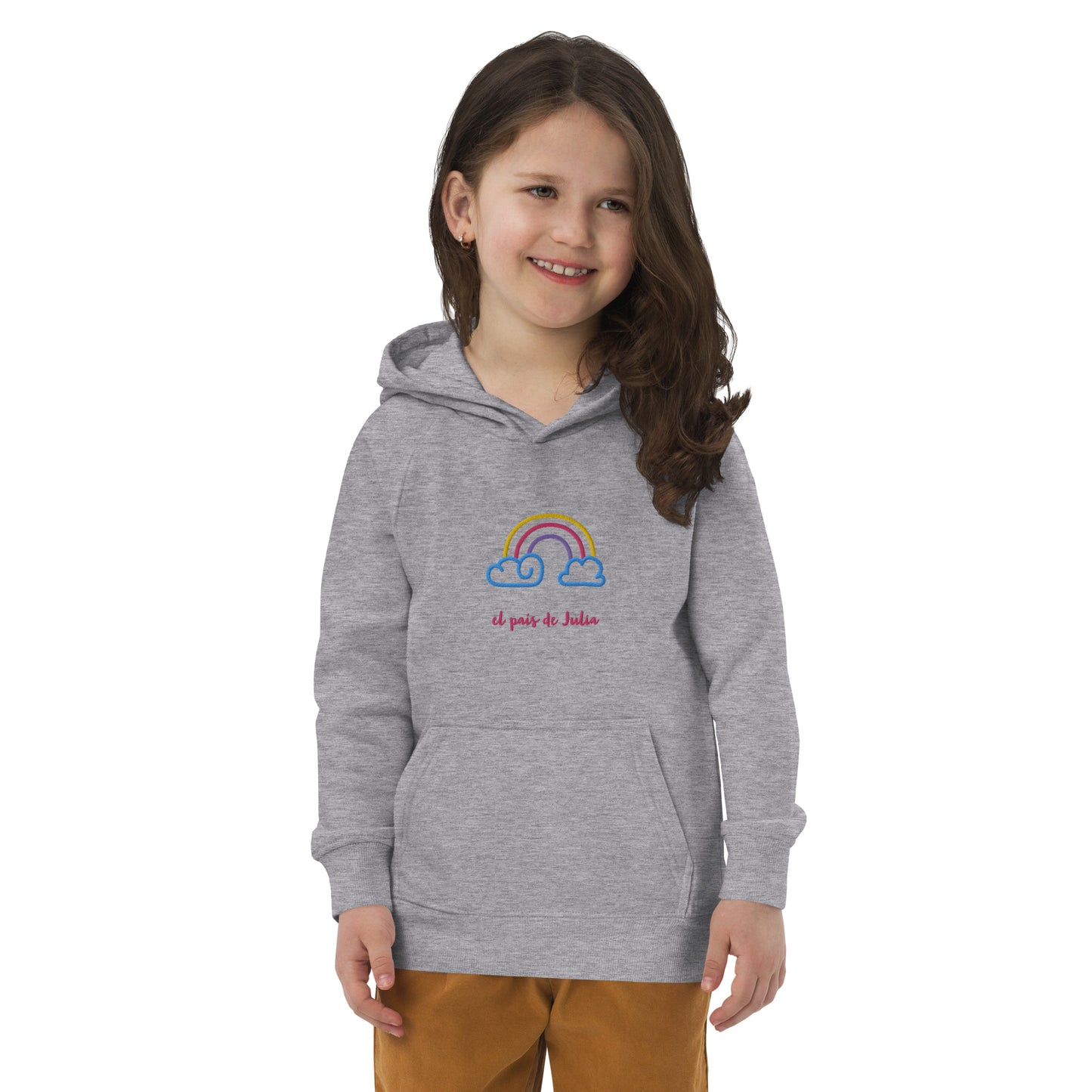 Sudadera con capucha eco unisex arcoiris