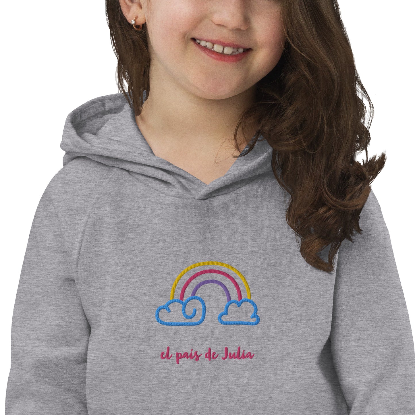 Sudadera con capucha eco unisex arcoiris