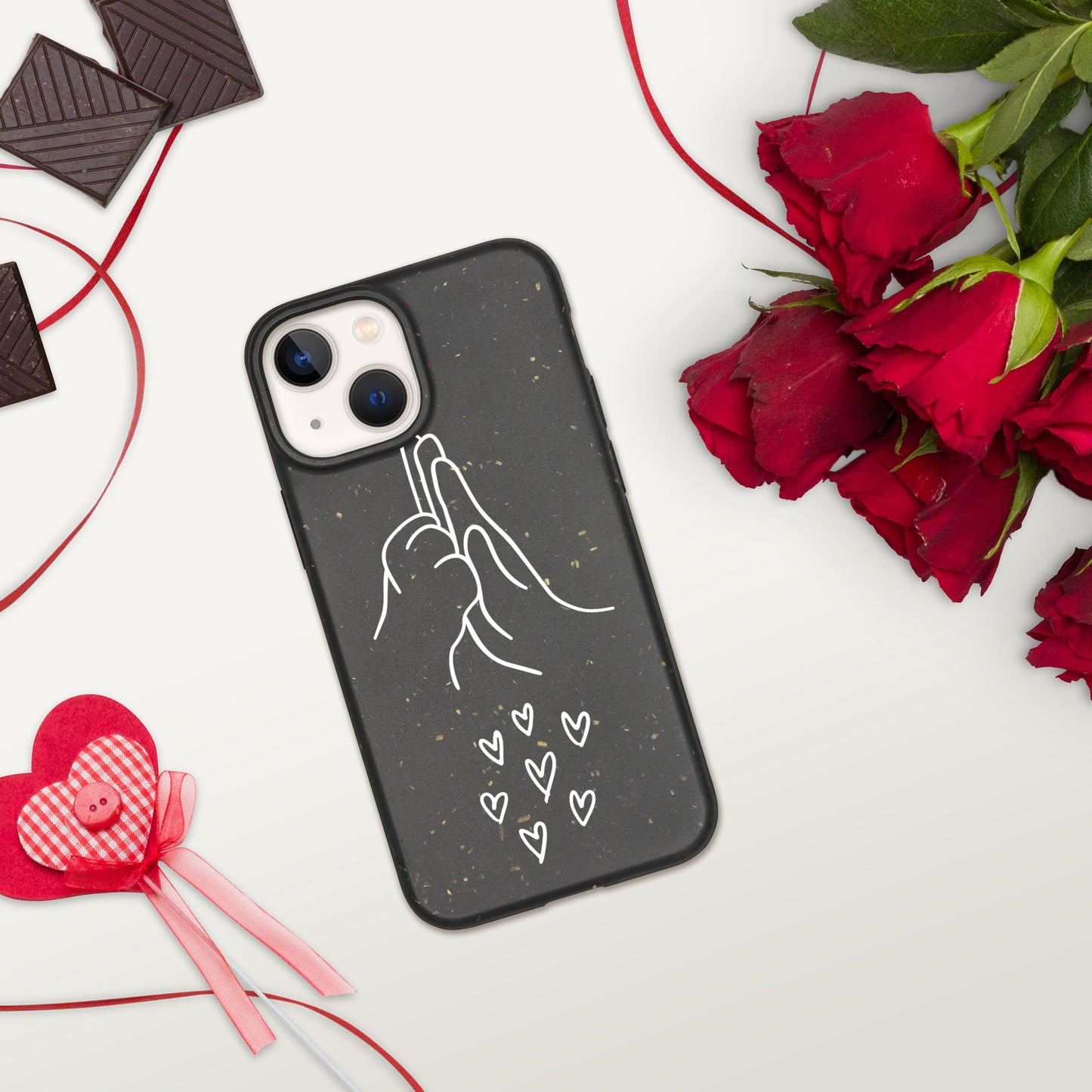 Funda para iPhone jaspeada amor perruno