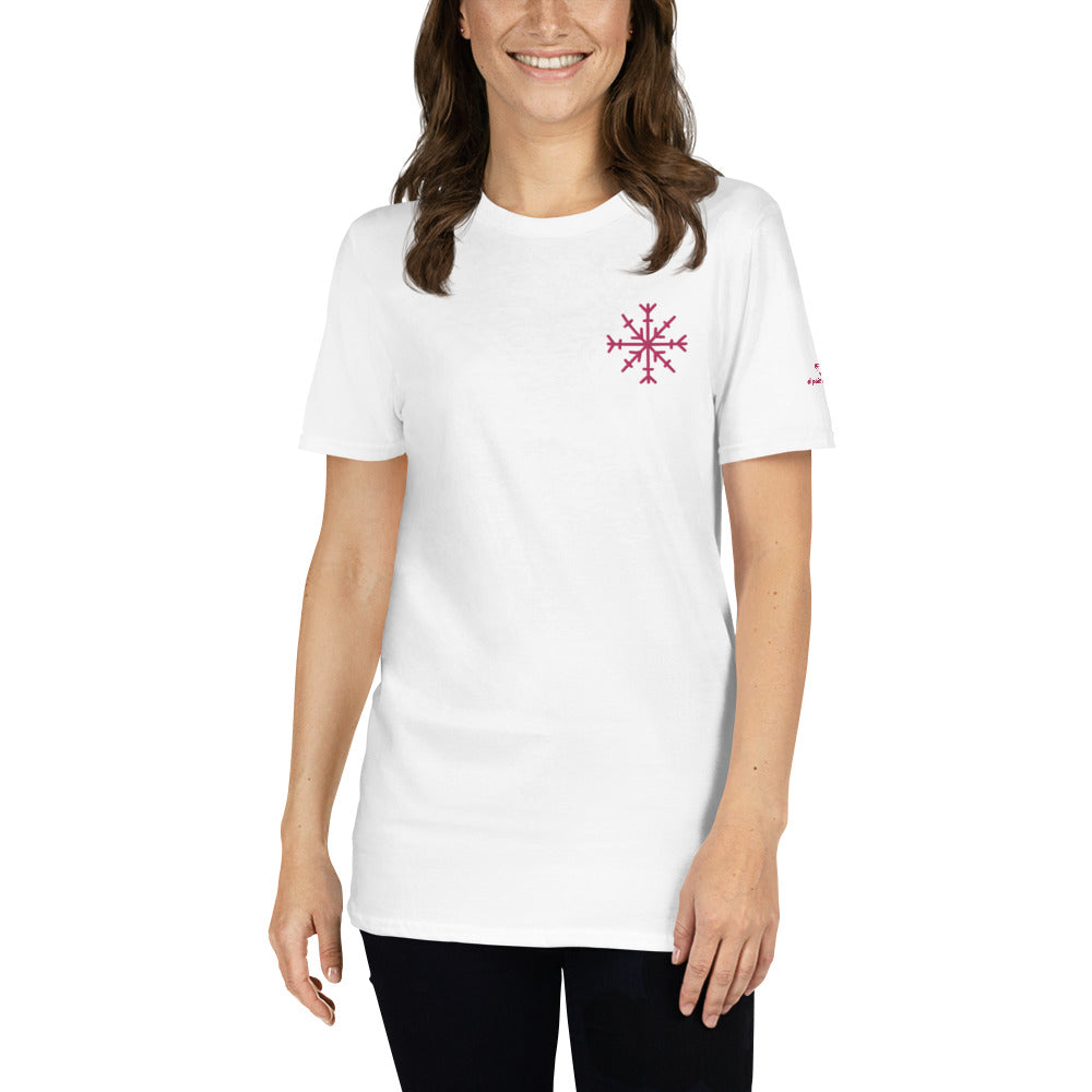 camiseta copo de nieve unisex