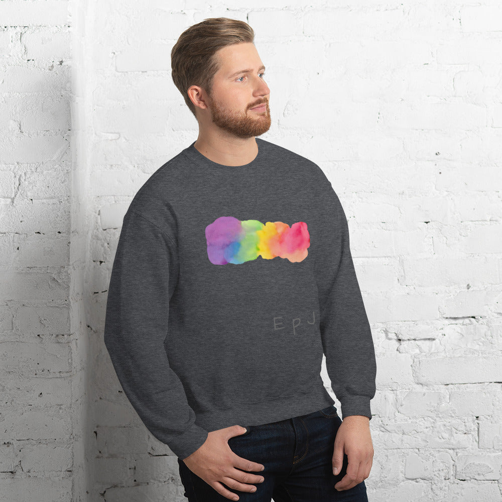 Sudadera unisex nube de colores