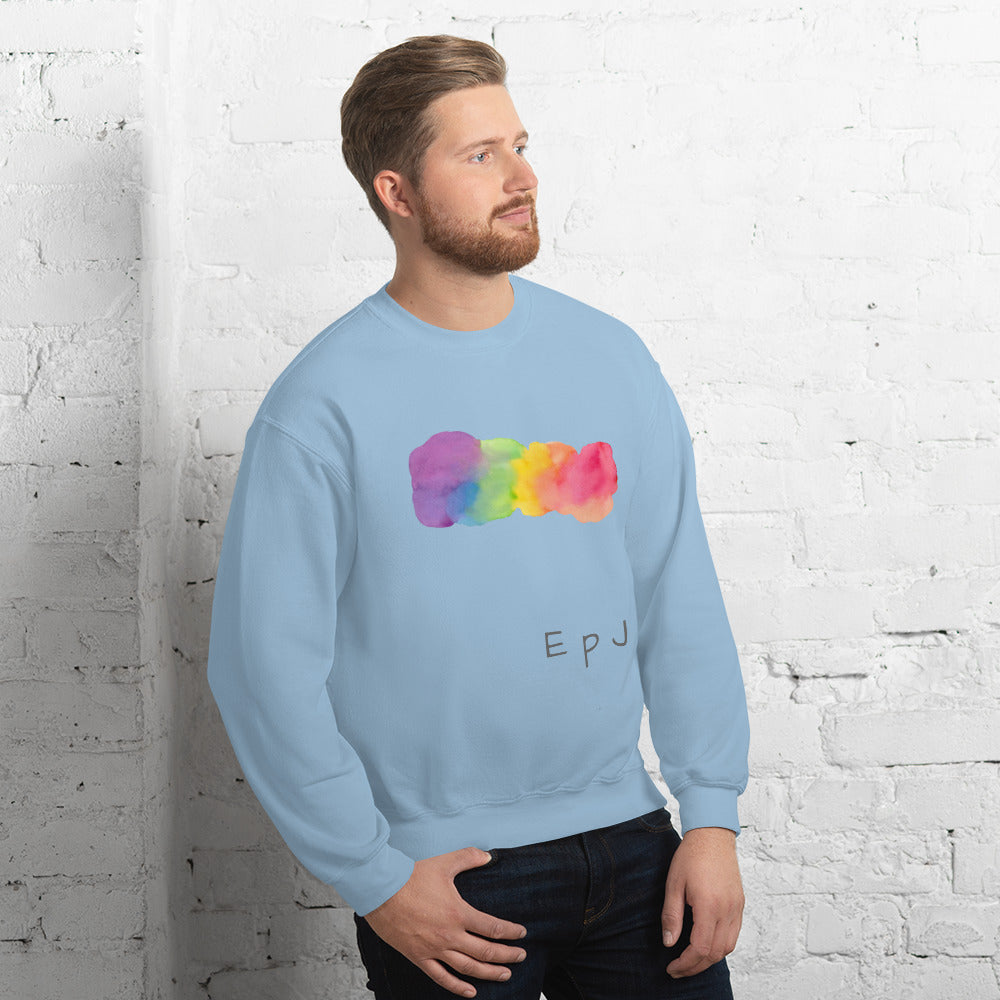 Sudadera unisex nube de colores