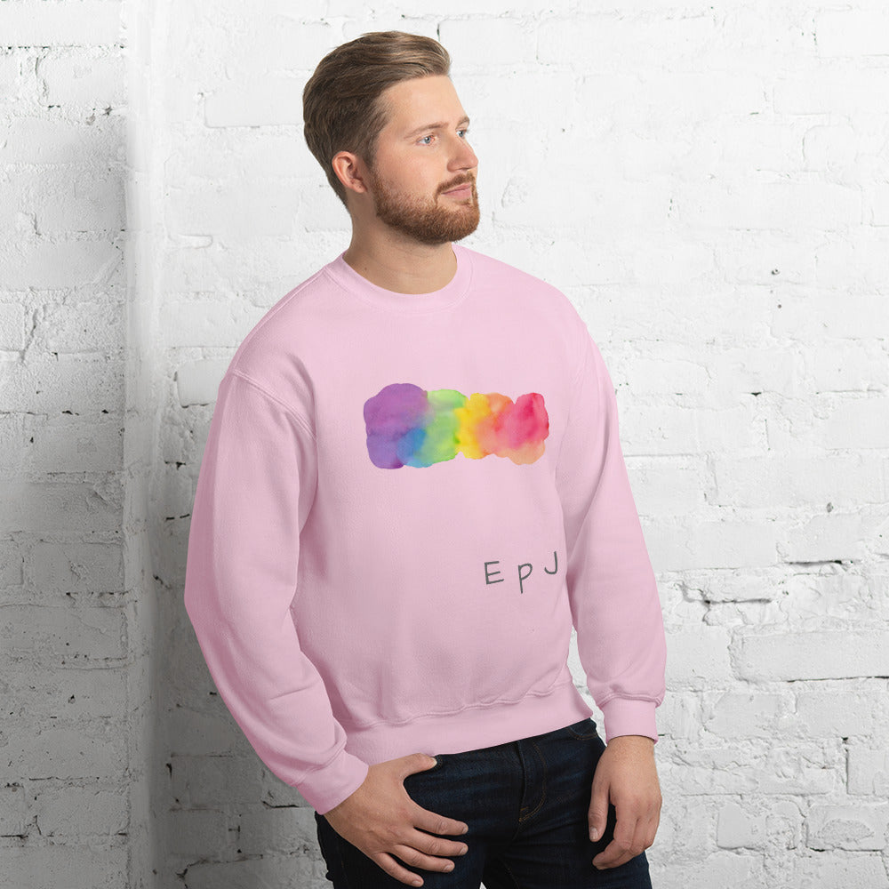 Sudadera unisex nube de colores