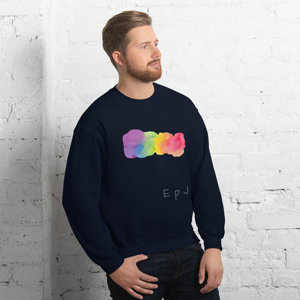 Sudadera unisex nube de colores