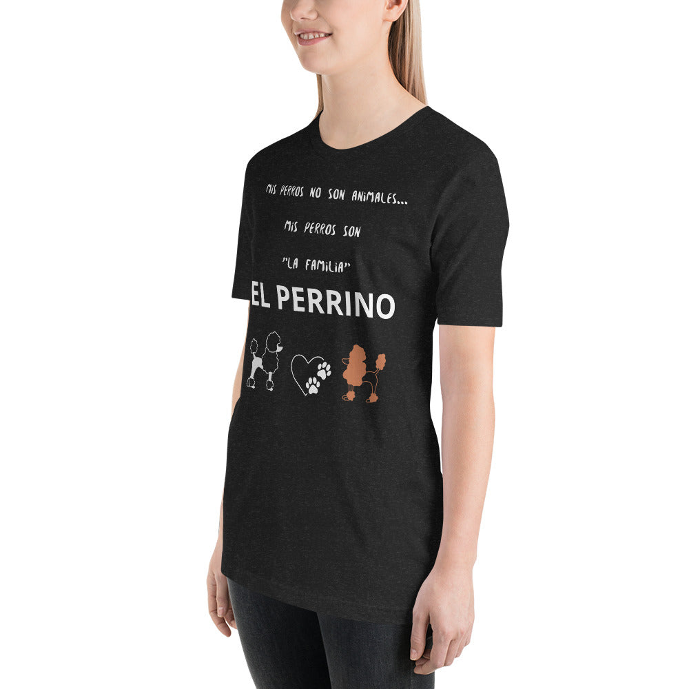 Camiseta de manga corta unisex ELPERRINO