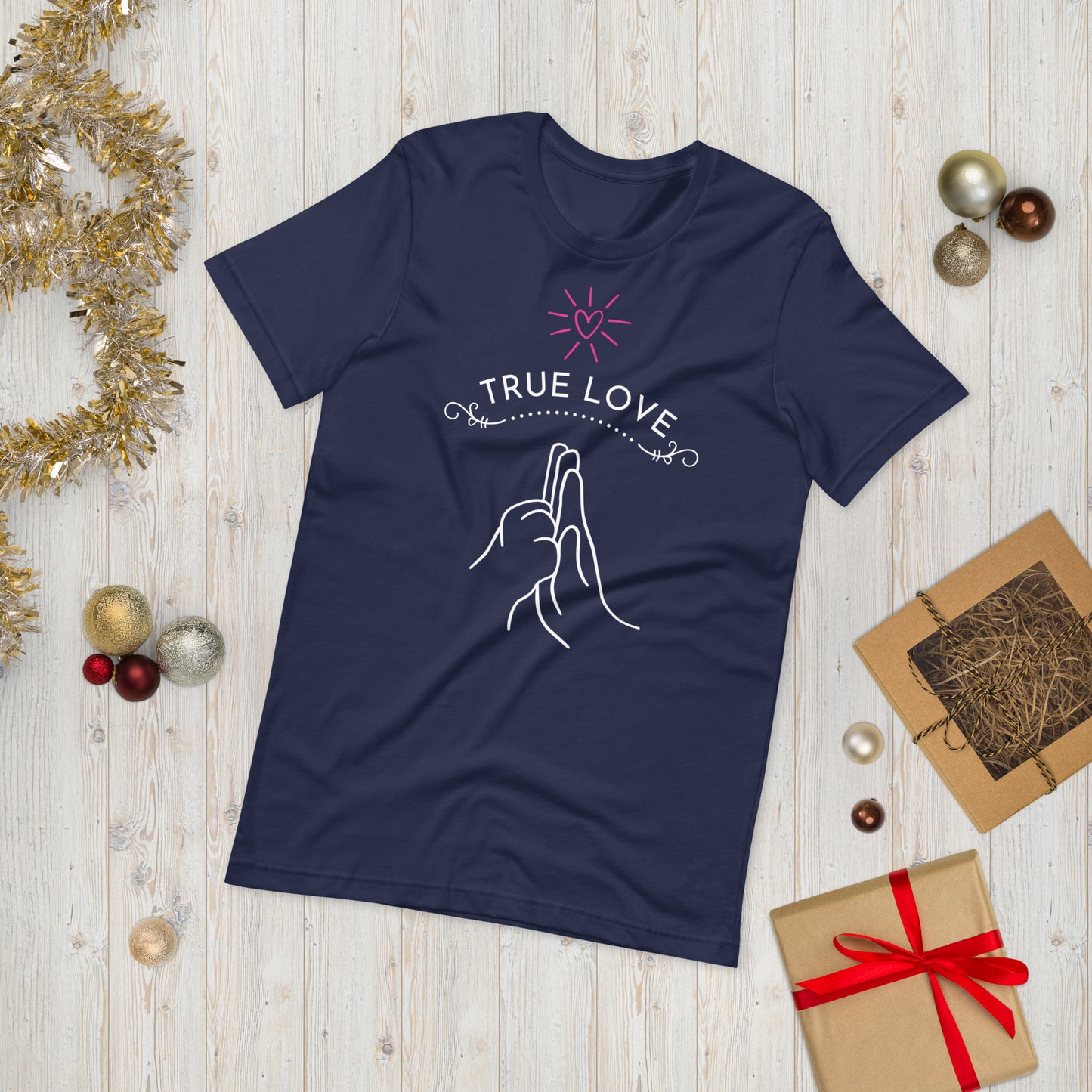 Camiseta de manga corta unisex true love dog