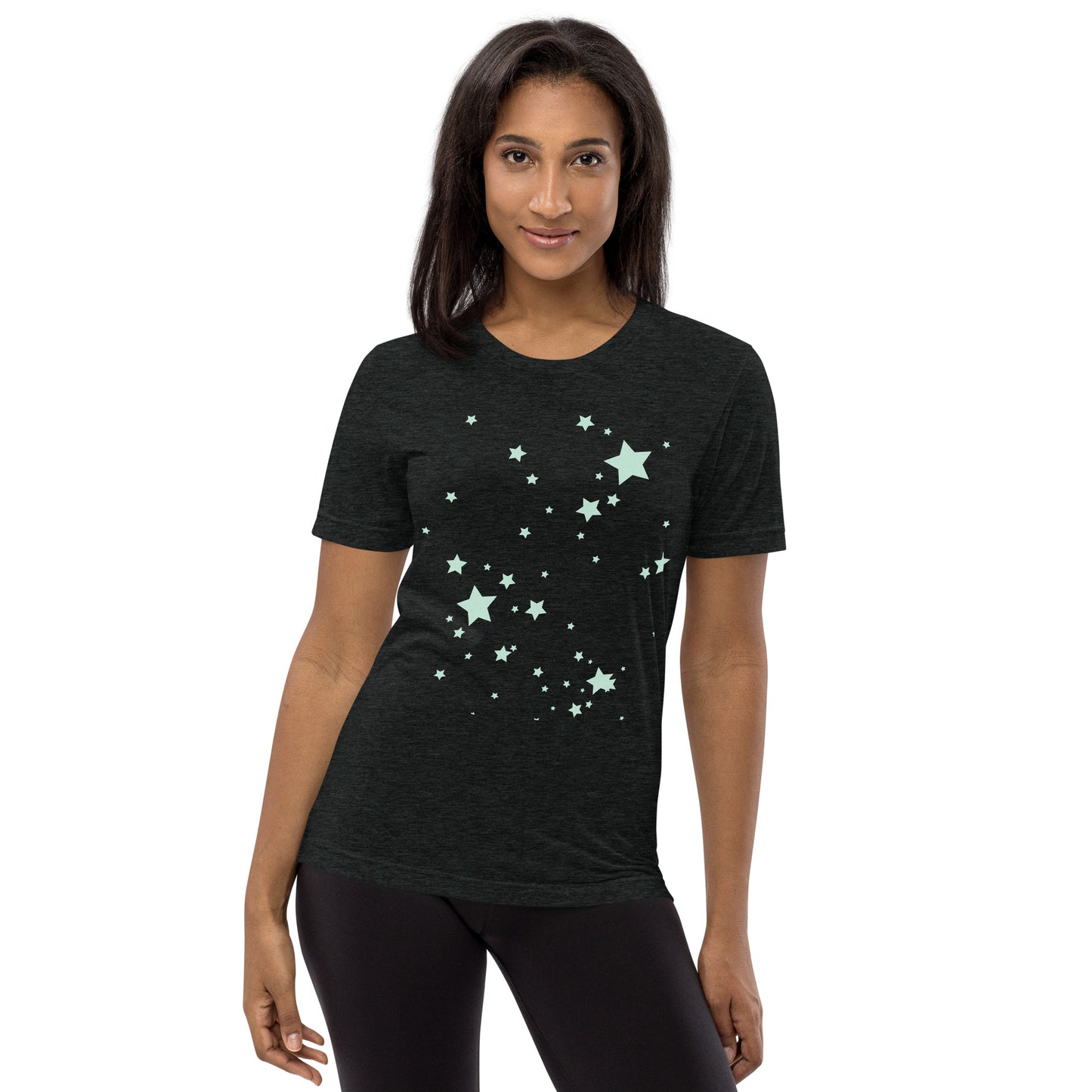 Camiseta de manga corta estrellas