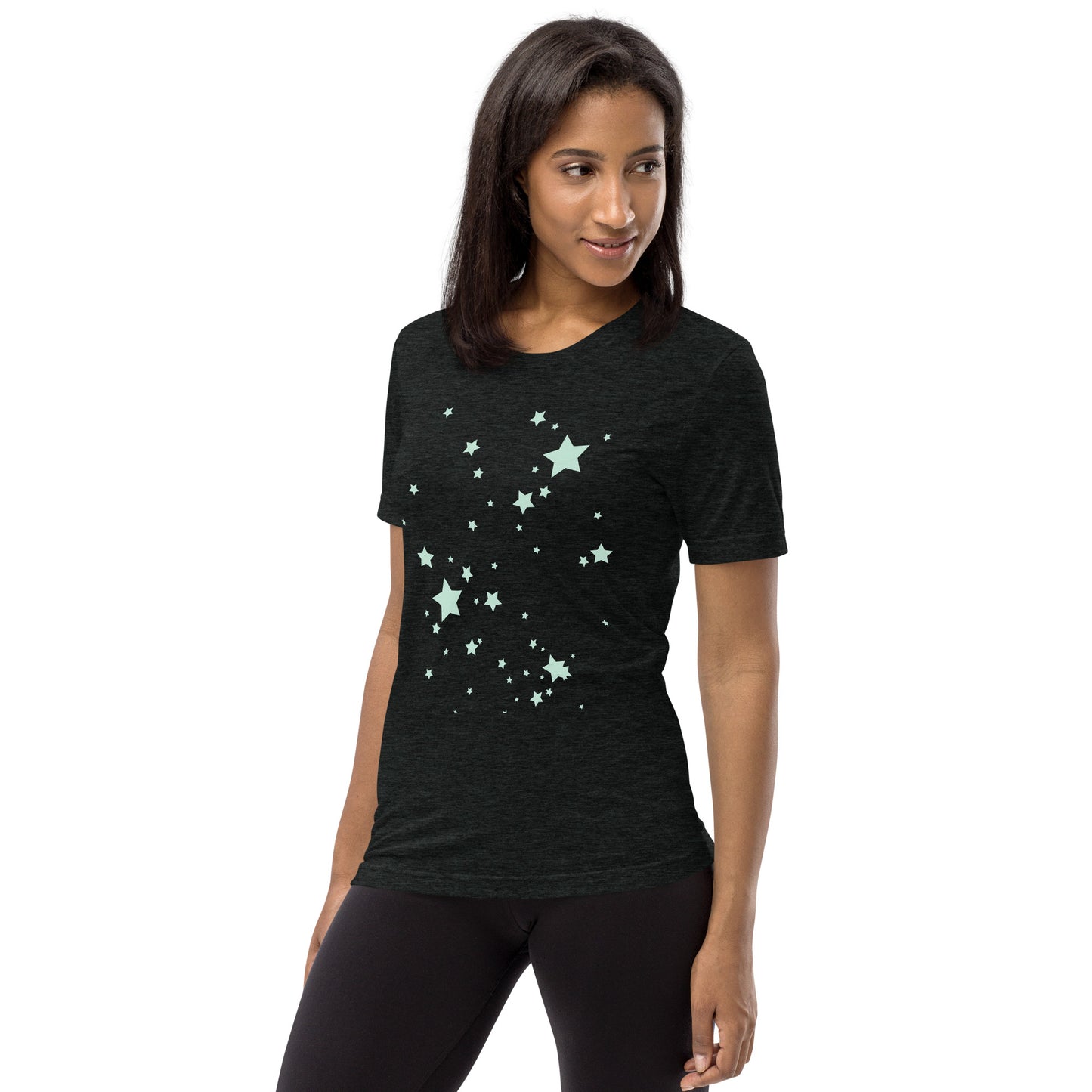 Camiseta de manga corta estrellas