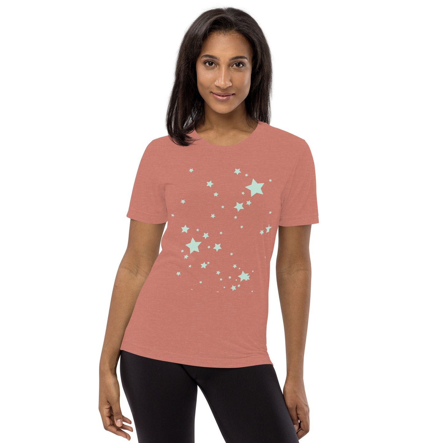 Camiseta de manga corta estrellas