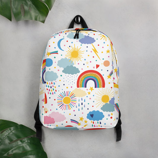 Mochila minimalista rainbow party