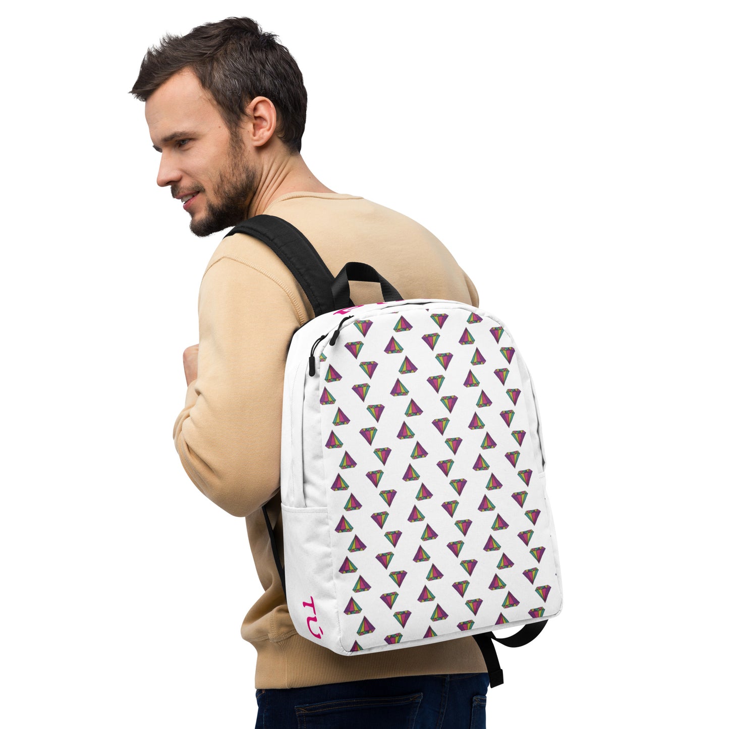 Mochila minimalista DIAMANTES