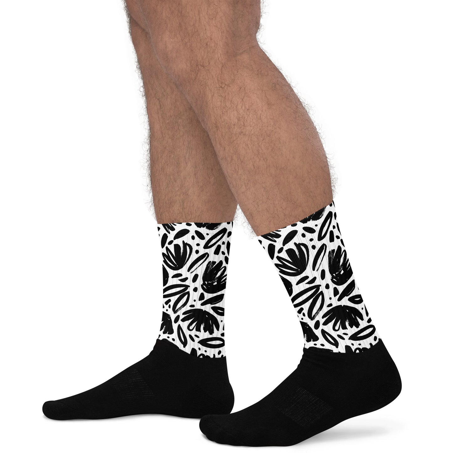 Calcetines estampado negro