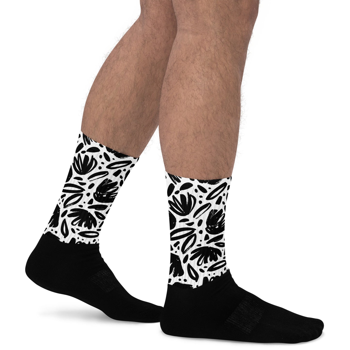 Calcetines estampado negro