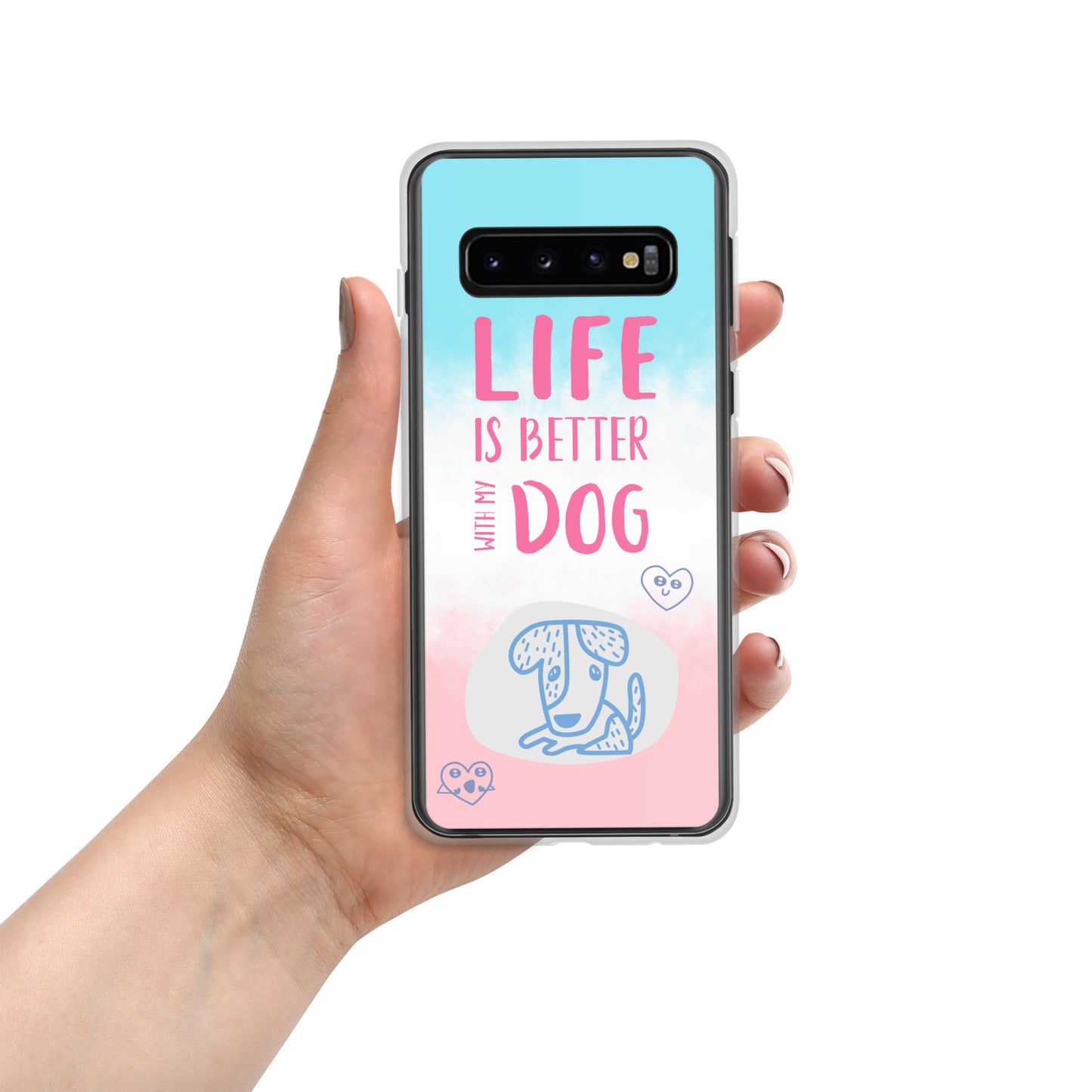 Funda transparente para Samsung® my dog