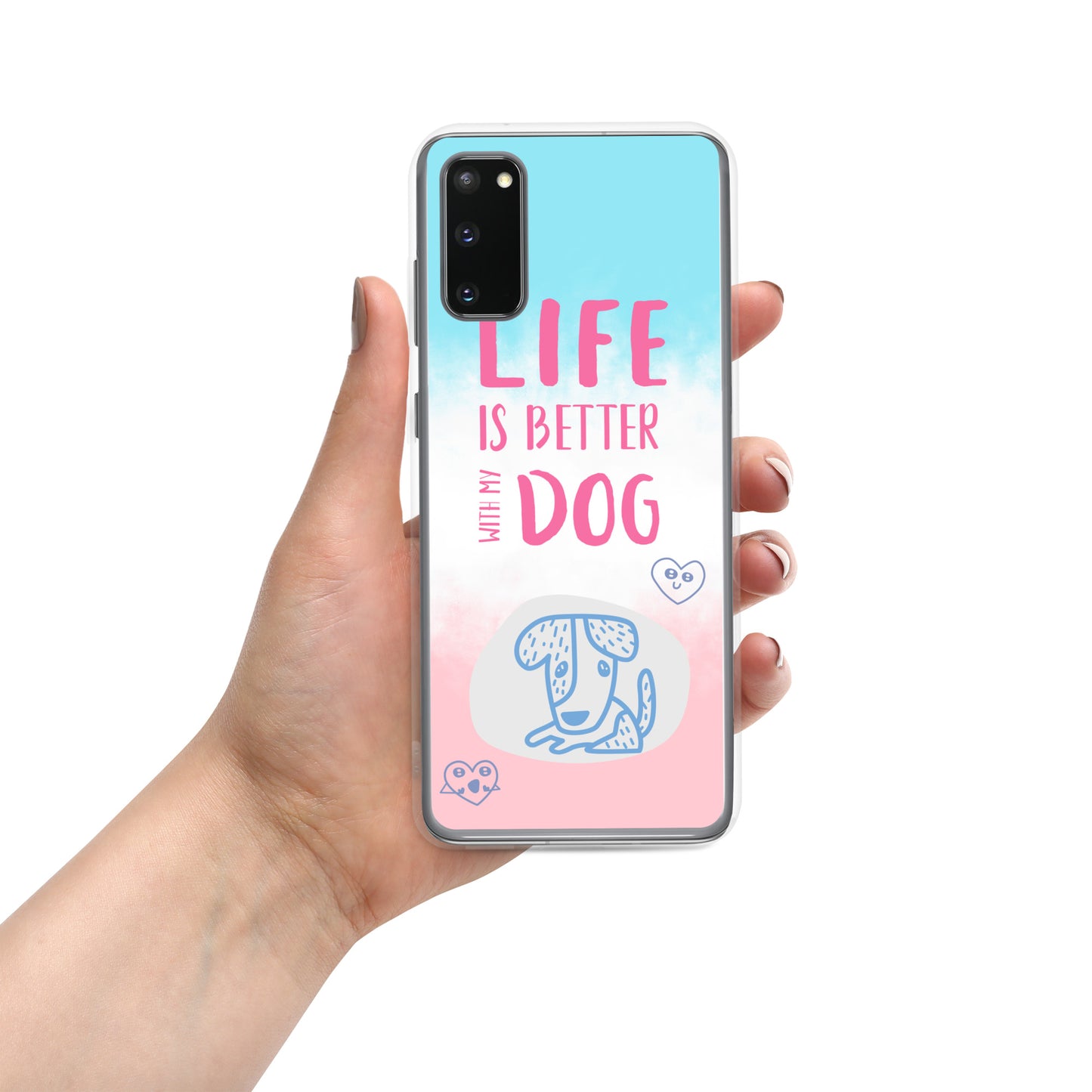 Funda transparente para Samsung® my dog