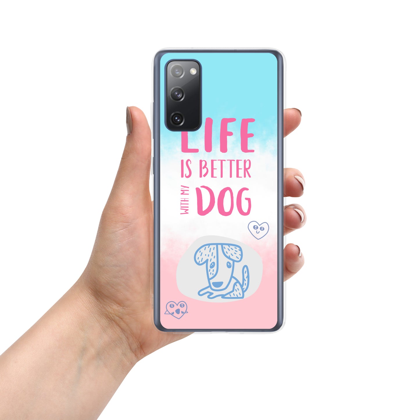 Funda transparente para Samsung® my dog