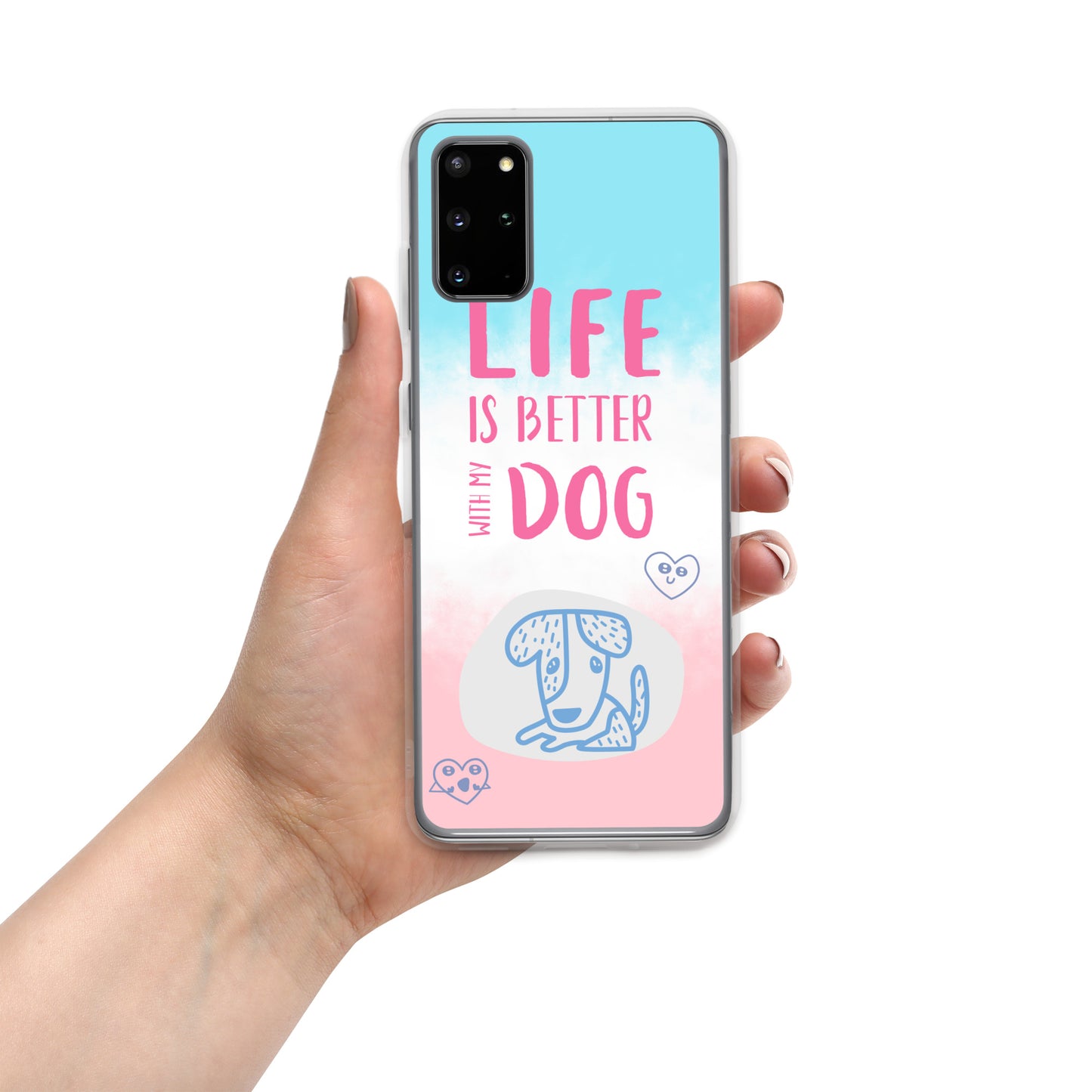 Funda transparente para Samsung® my dog