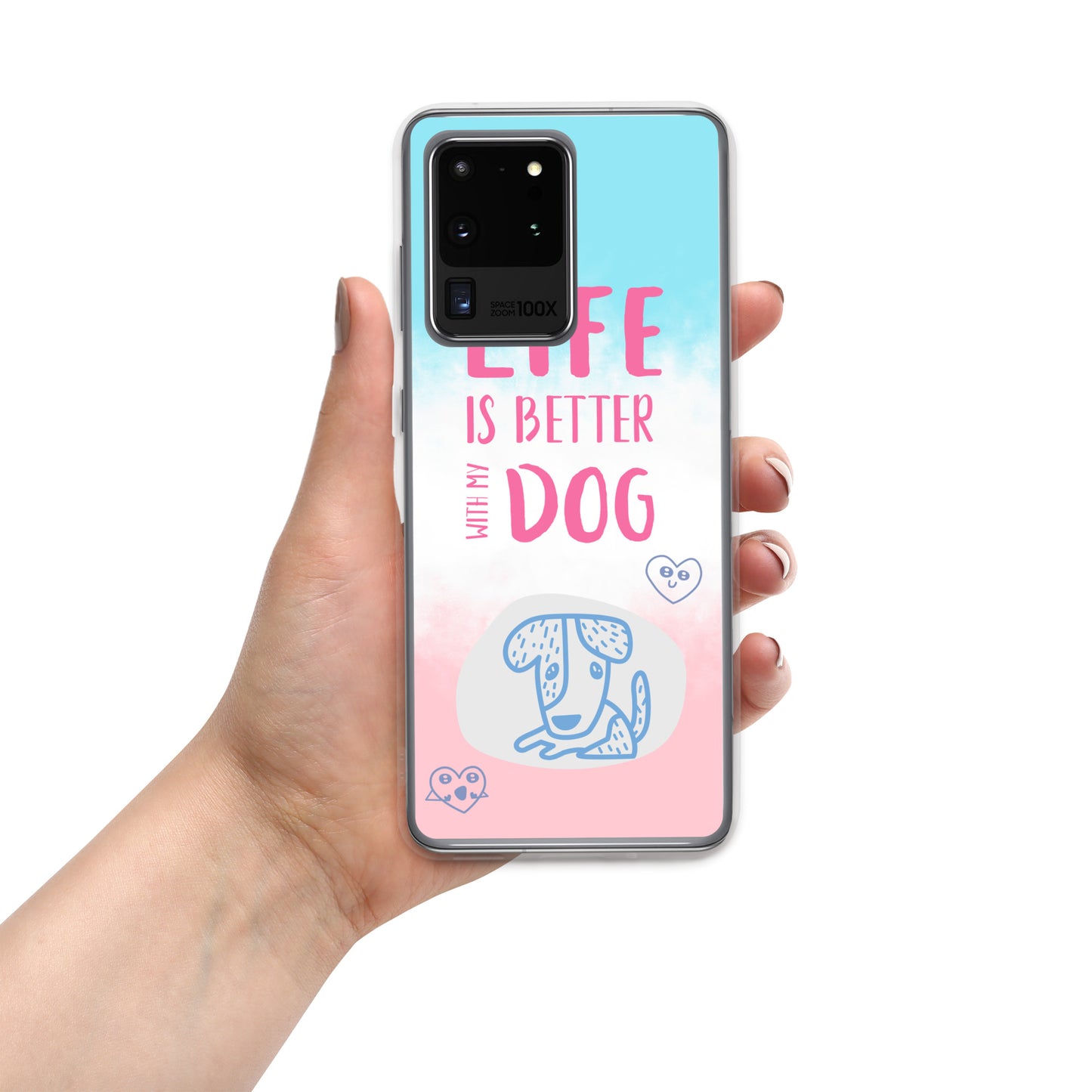 Funda transparente para Samsung® my dog