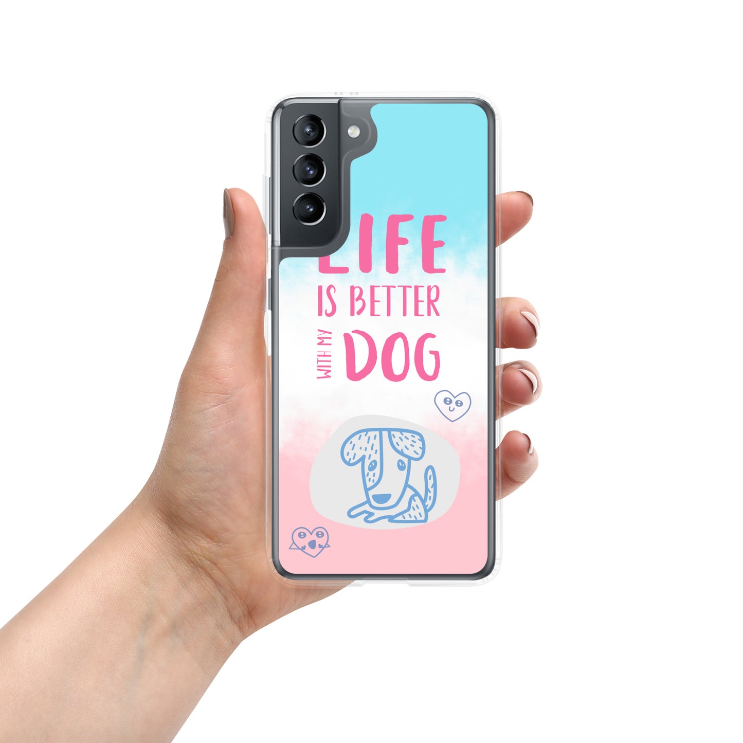 Funda transparente para Samsung® my dog