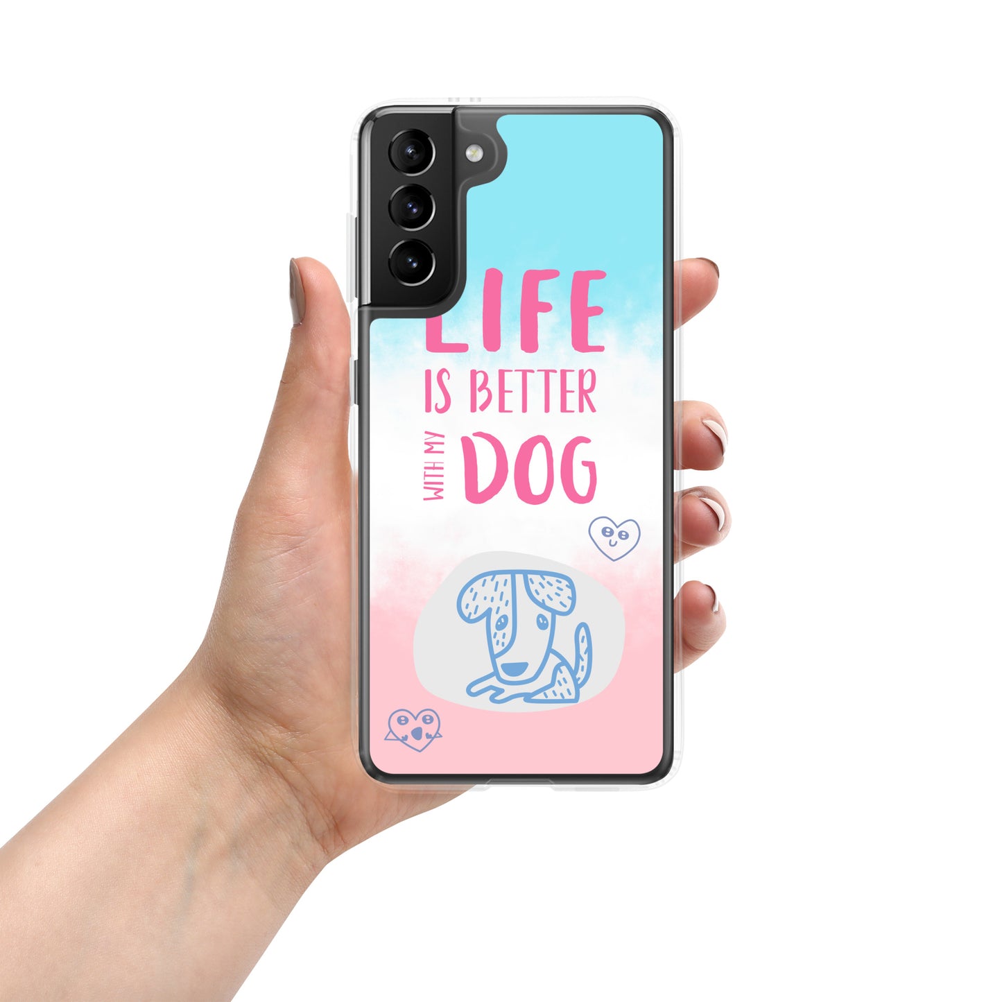 Funda transparente para Samsung® my dog