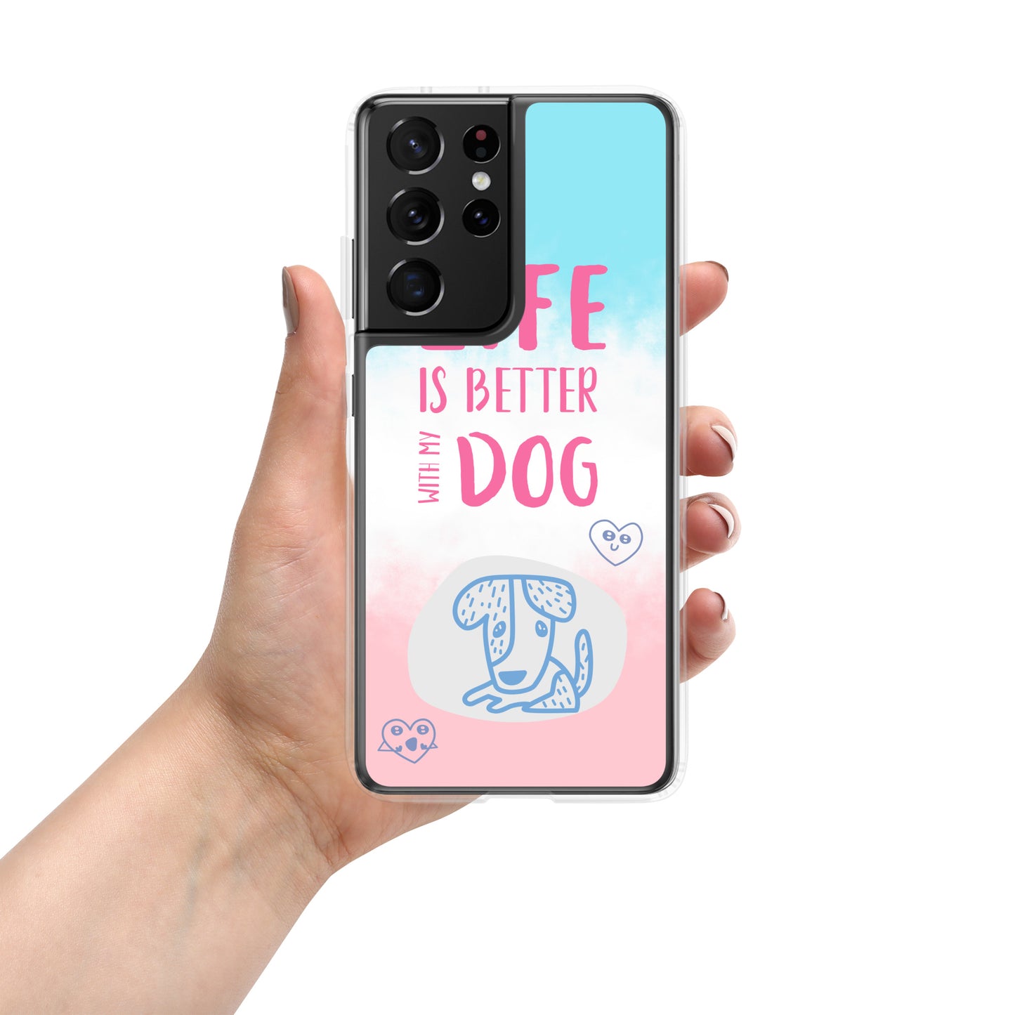 Funda transparente para Samsung® my dog