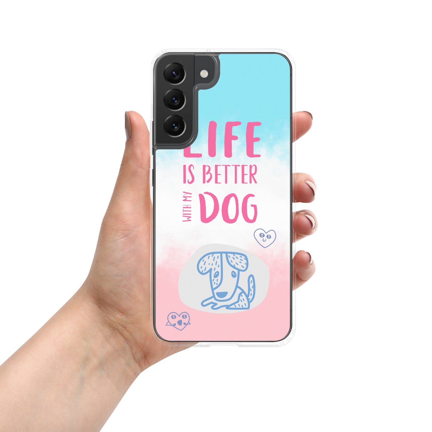 Funda transparente para Samsung® my dog