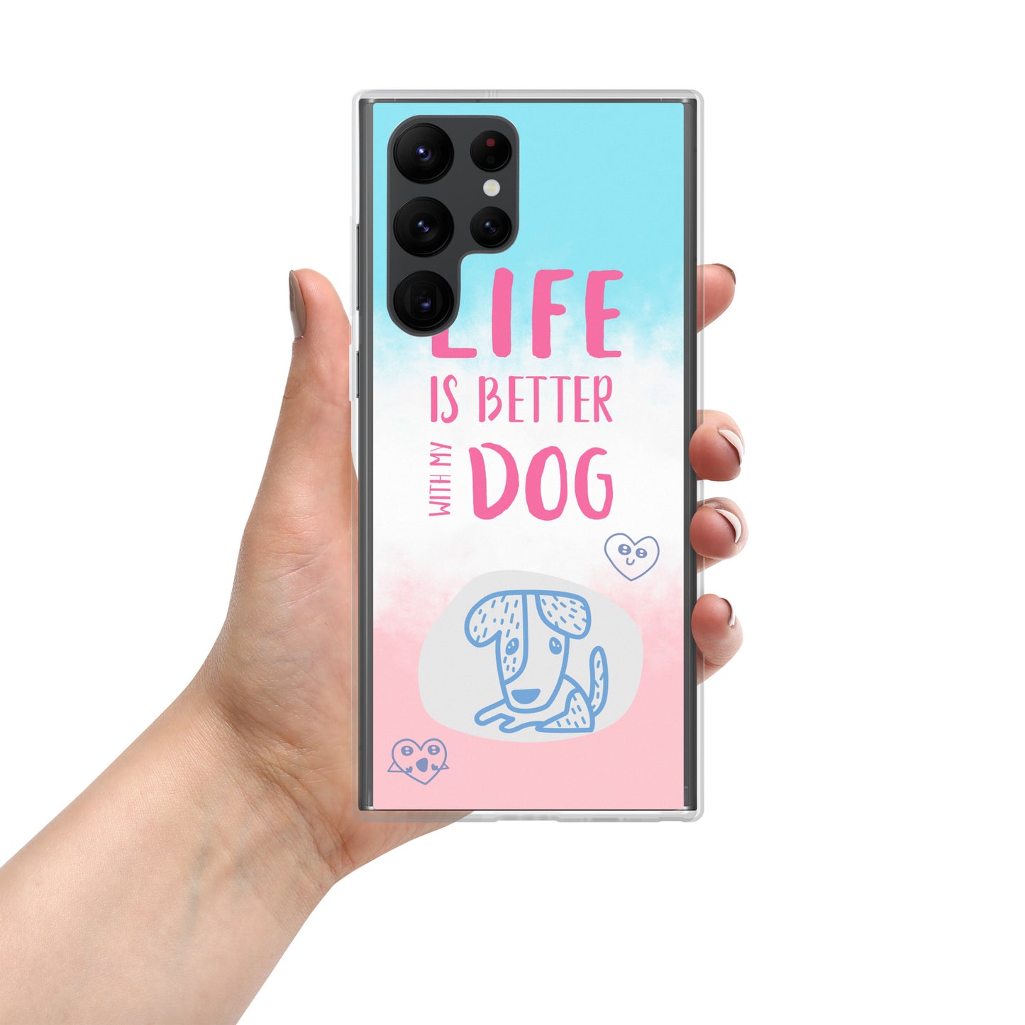 Funda transparente para Samsung® my dog