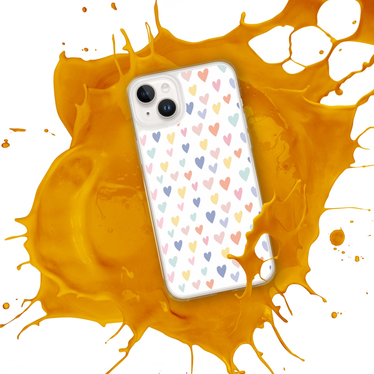 Carcasa para iPhone corazones