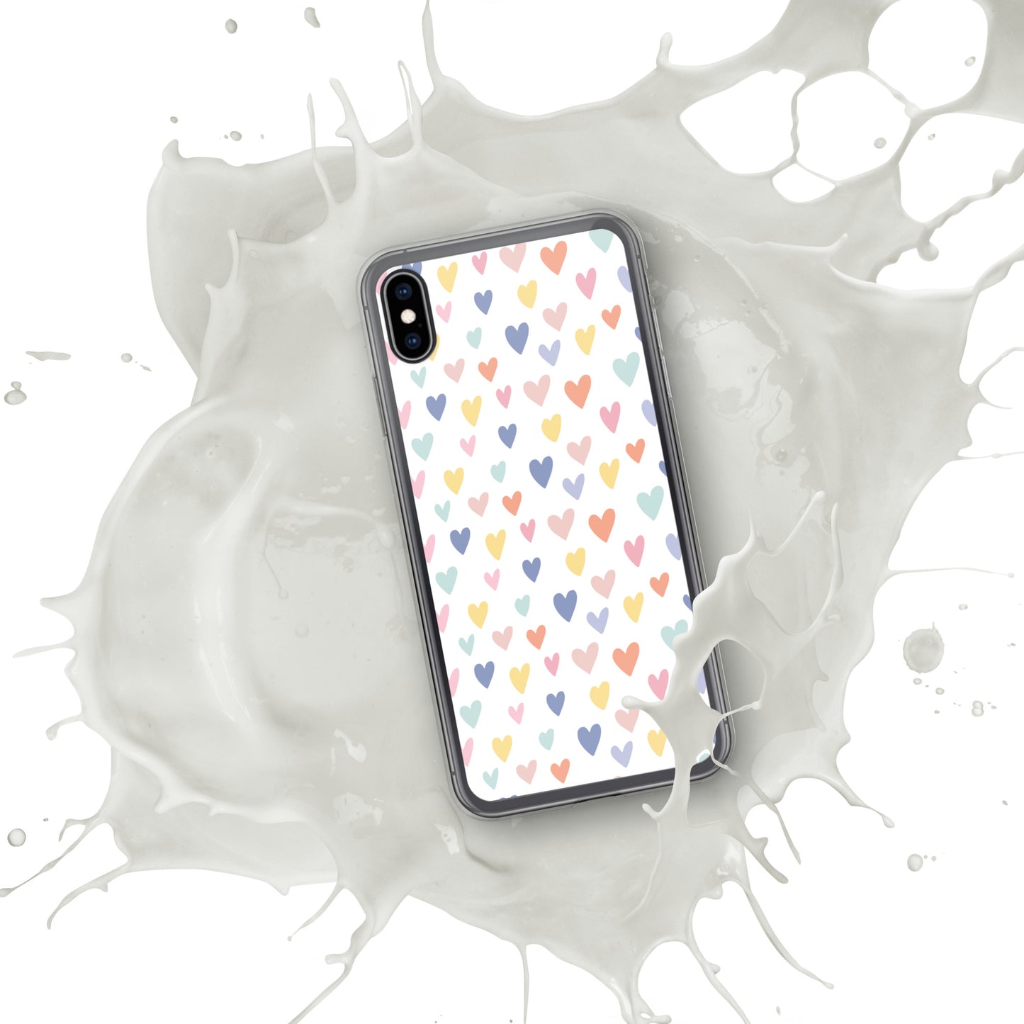 Carcasa para iPhone corazones