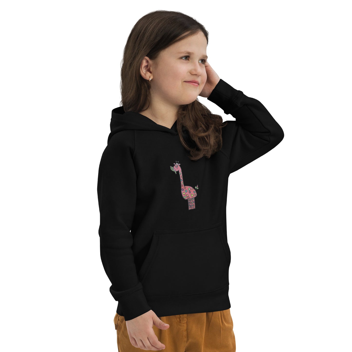 Sudadera con capucha unisex jirafa