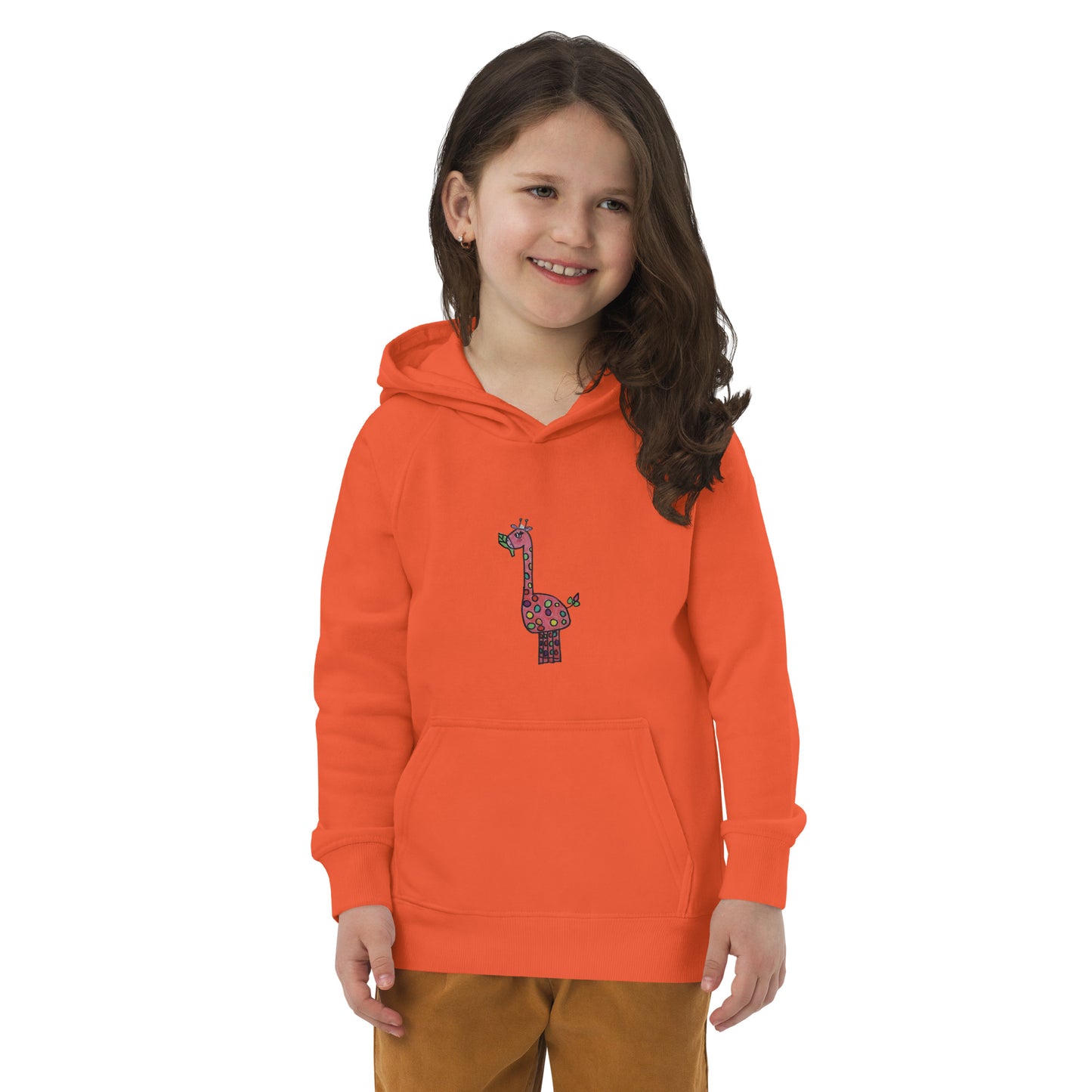 Sudadera con capucha unisex jirafa