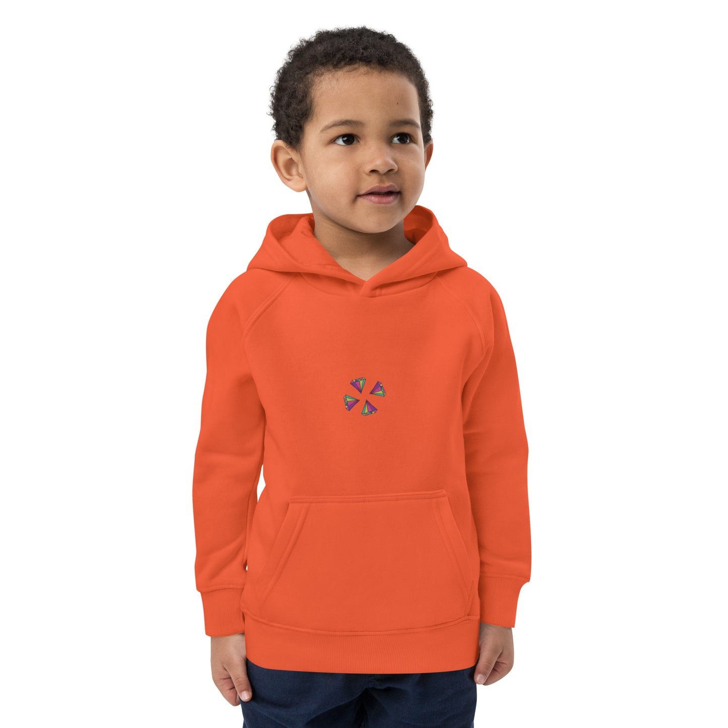 Sudadera con capucha unisex diamantes trébol