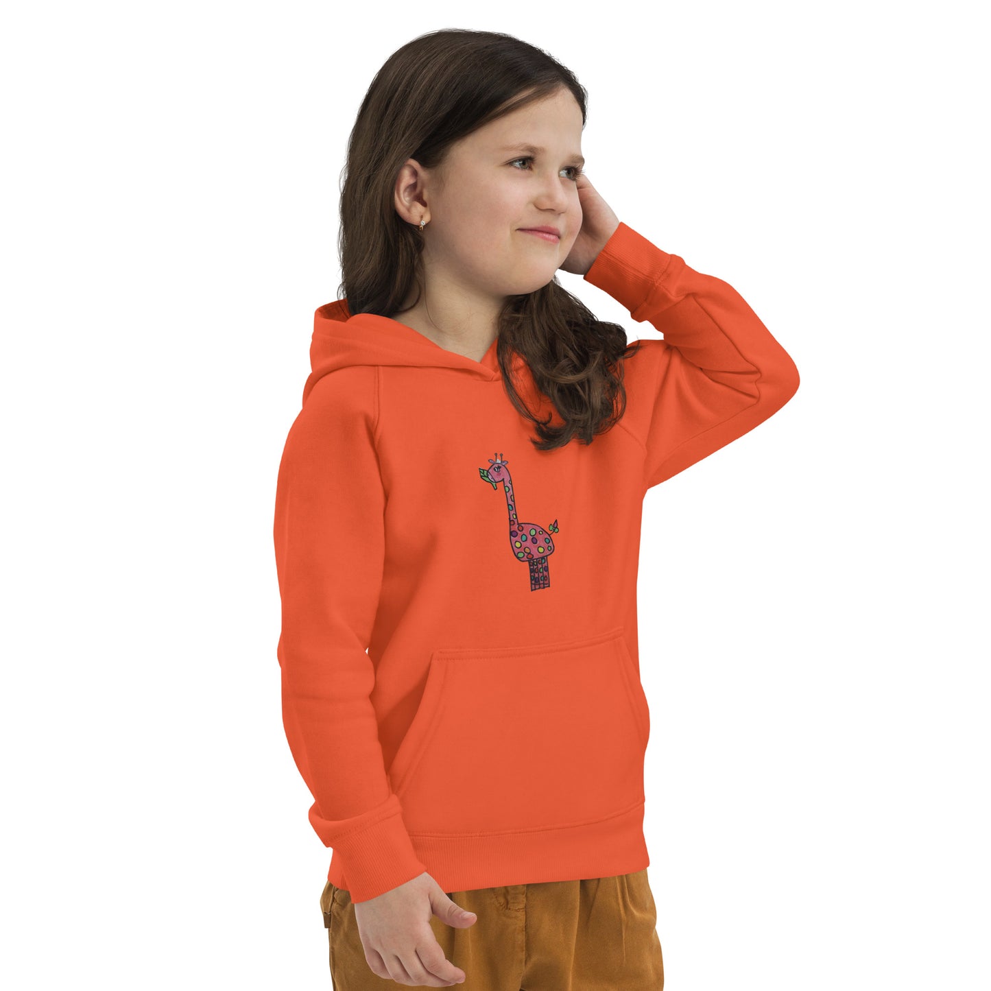 Sudadera con capucha unisex jirafa