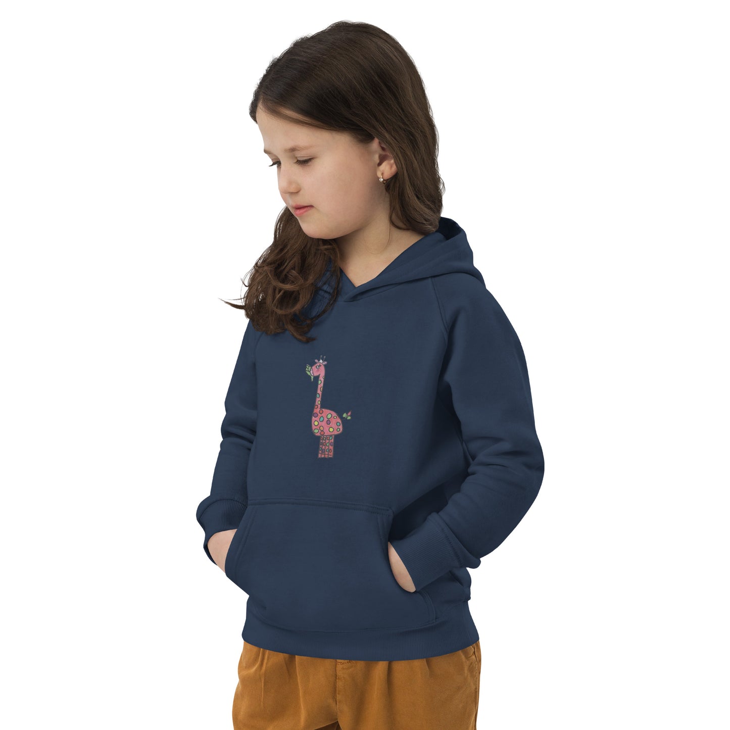 Sudadera con capucha unisex jirafa