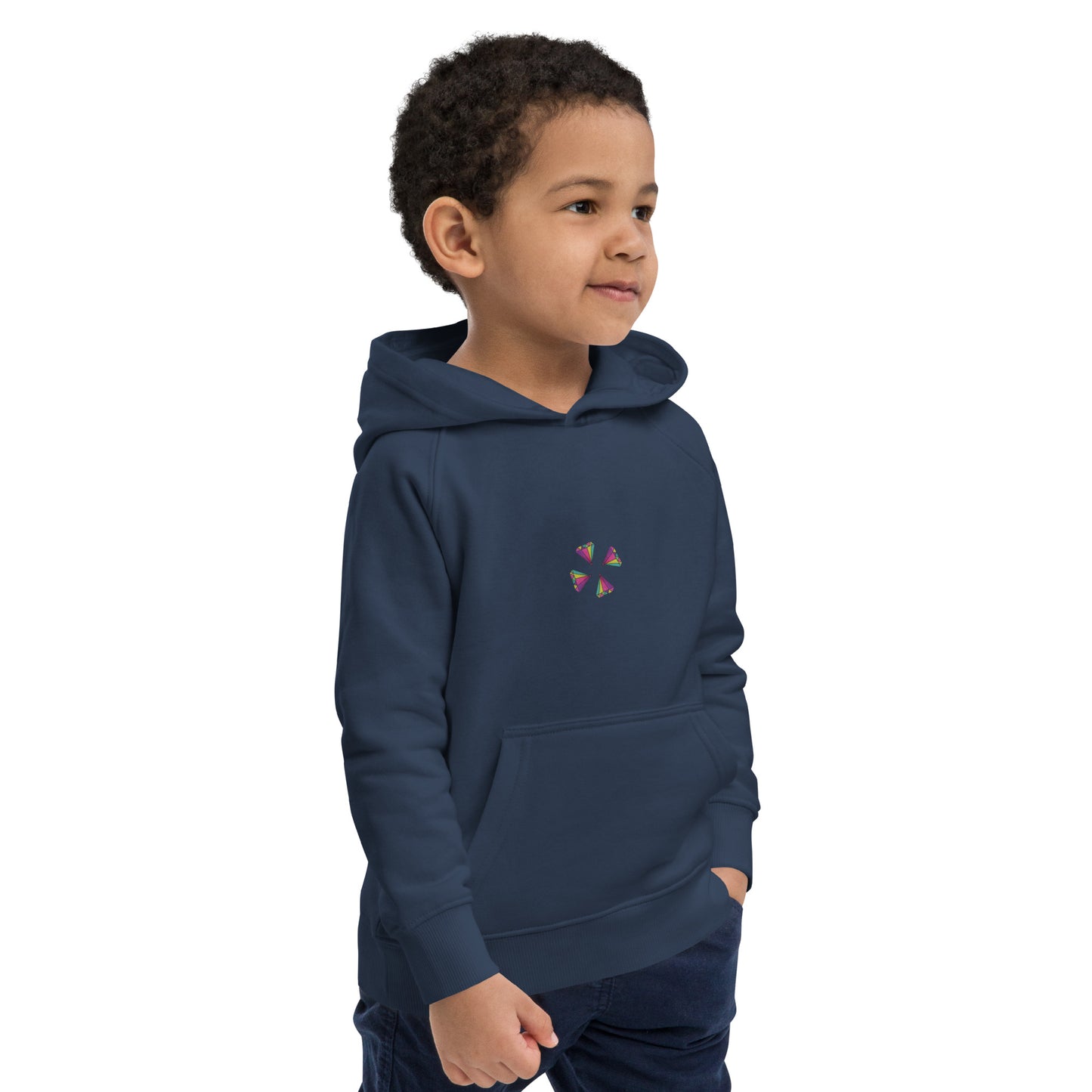 Sudadera con capucha unisex diamantes trébol