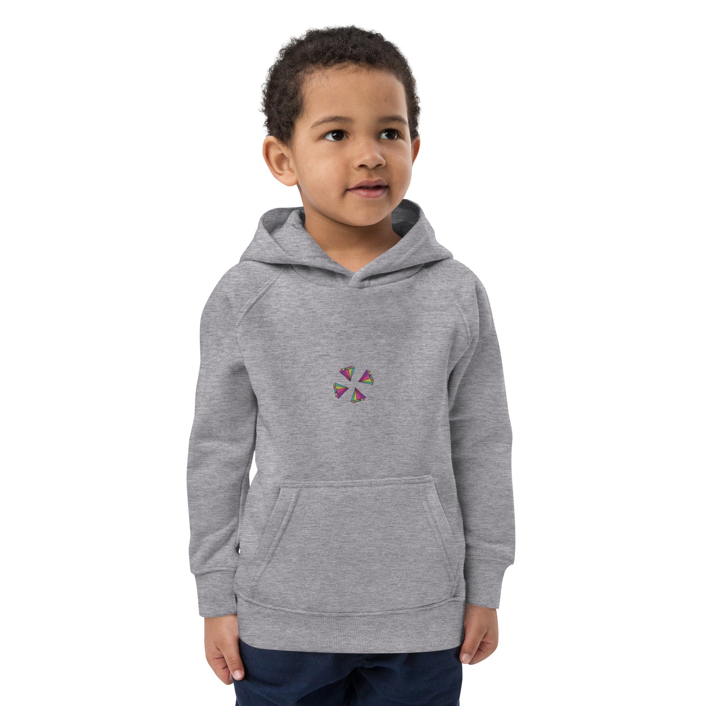 Sudadera con capucha unisex diamantes trébol