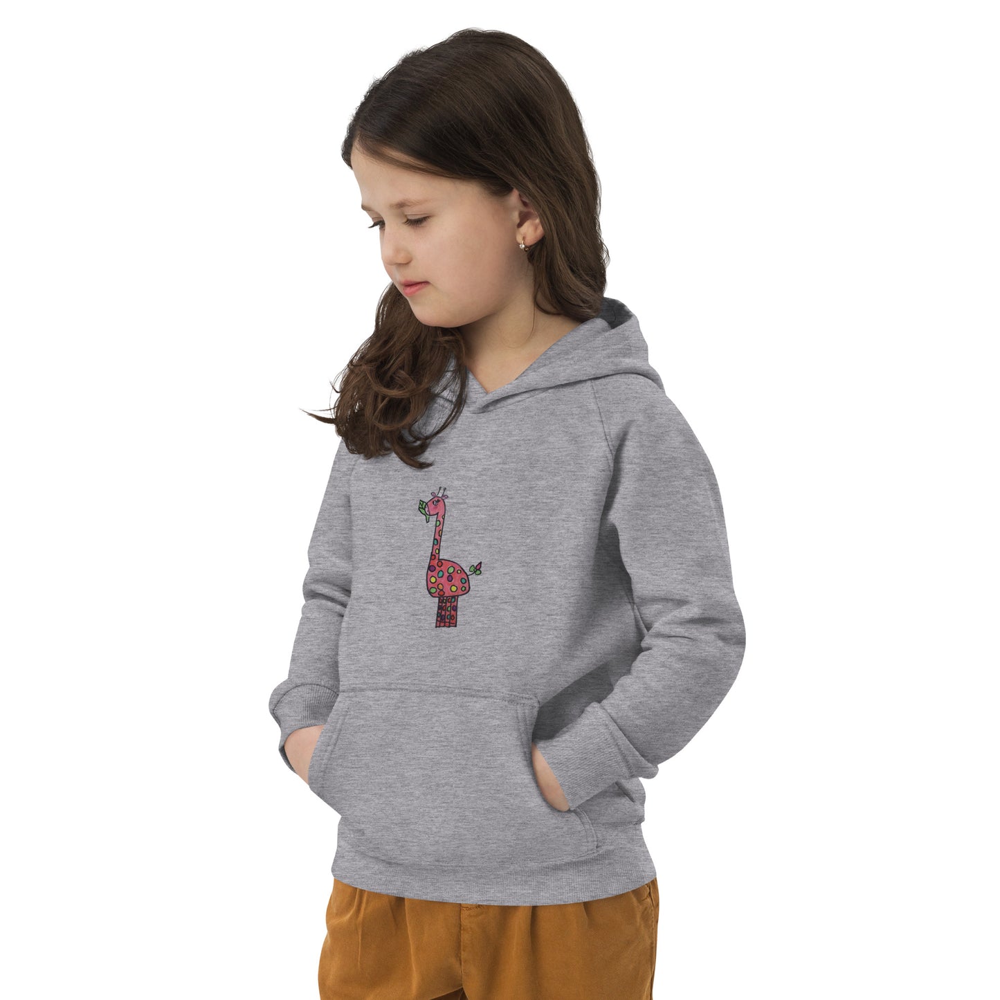 Sudadera con capucha unisex jirafa