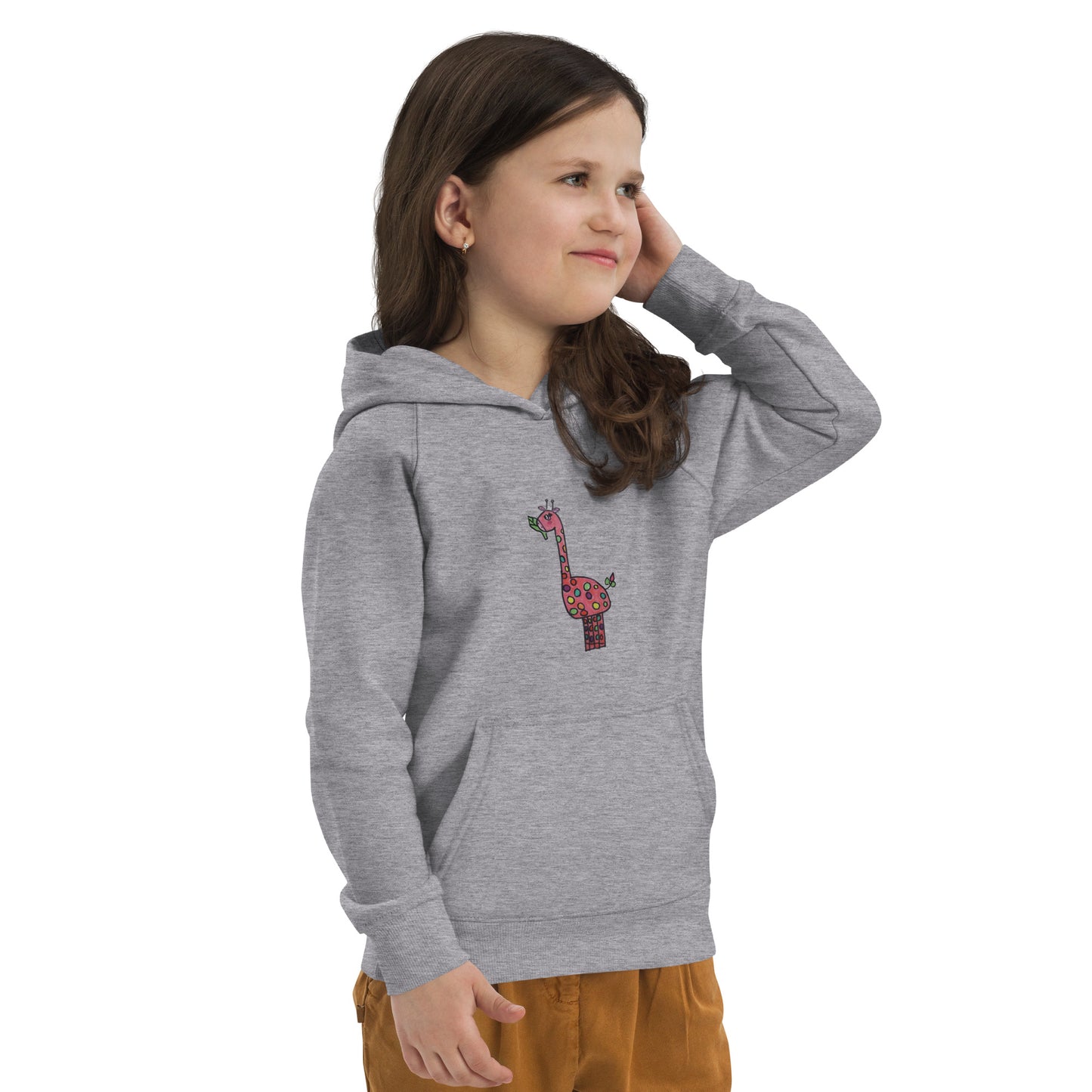 Sudadera con capucha unisex jirafa