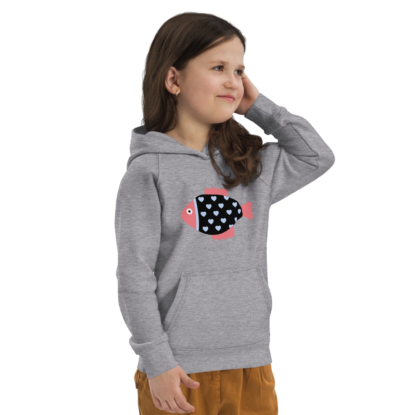 Sudadera con capucha eco unisex Pececito