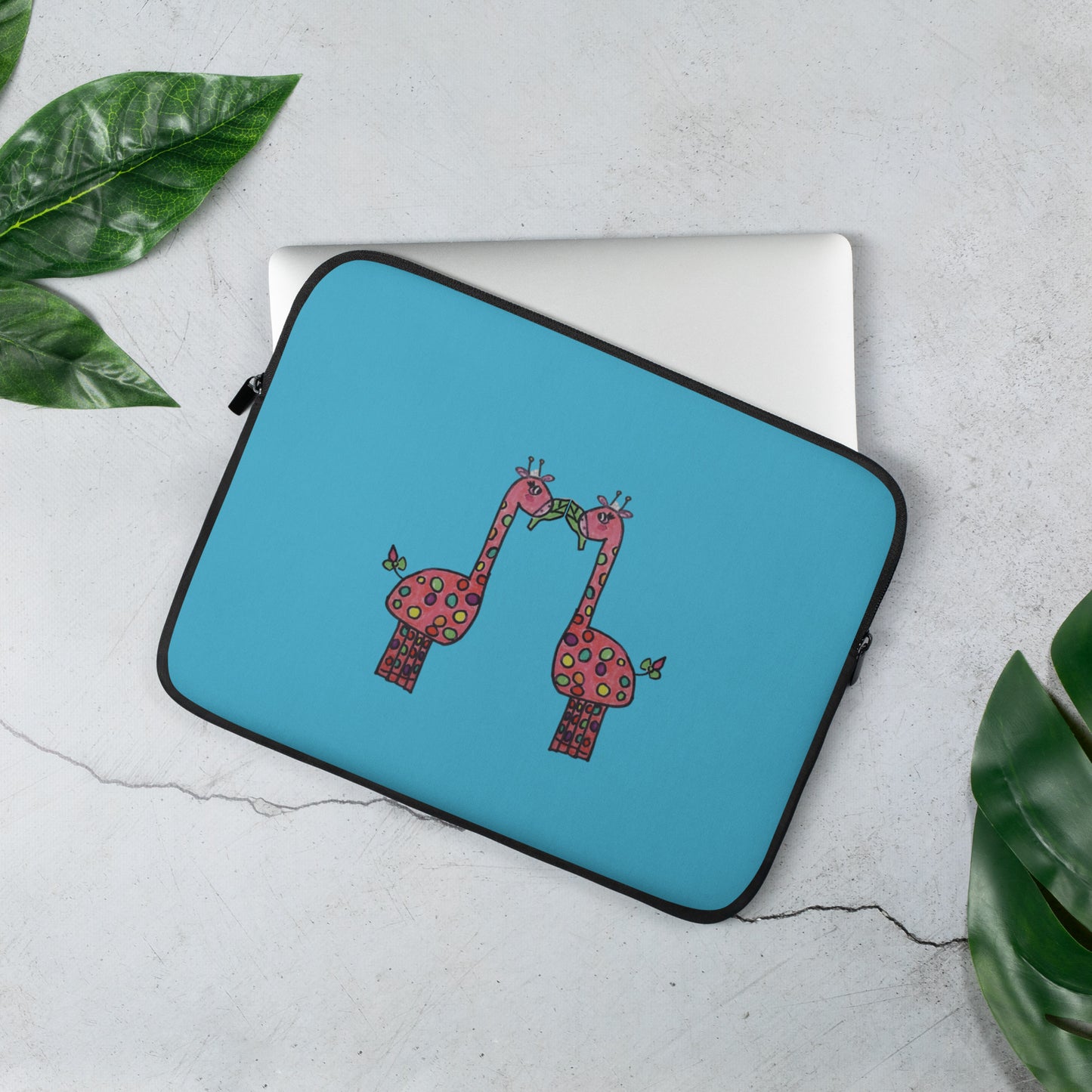 Funda para portátil jirafas