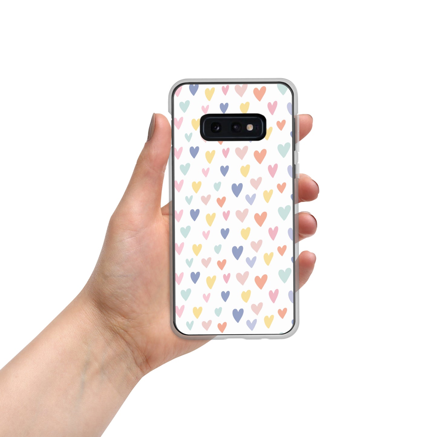 Carcasa para Samsung corazones de colores