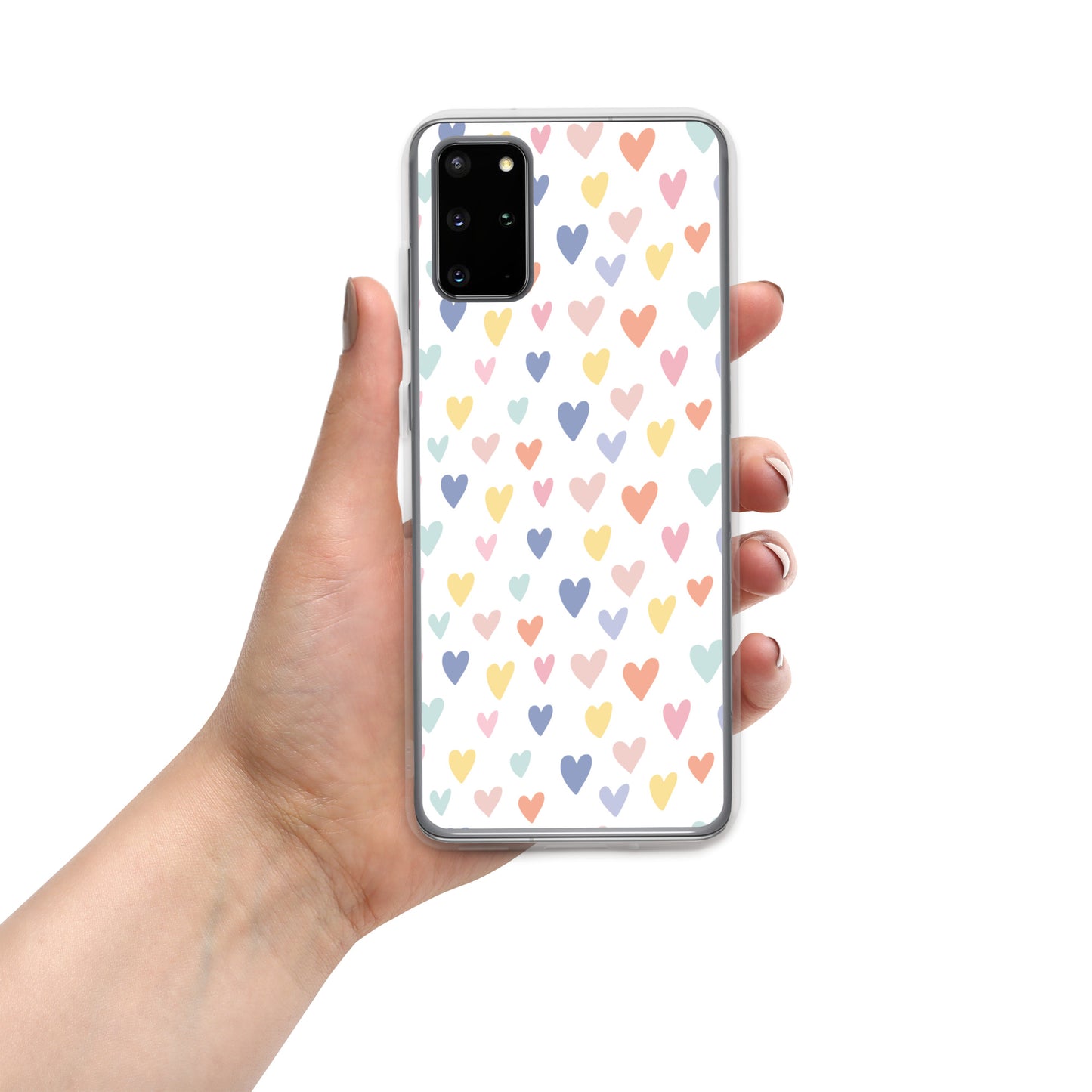 Carcasa para Samsung corazones de colores